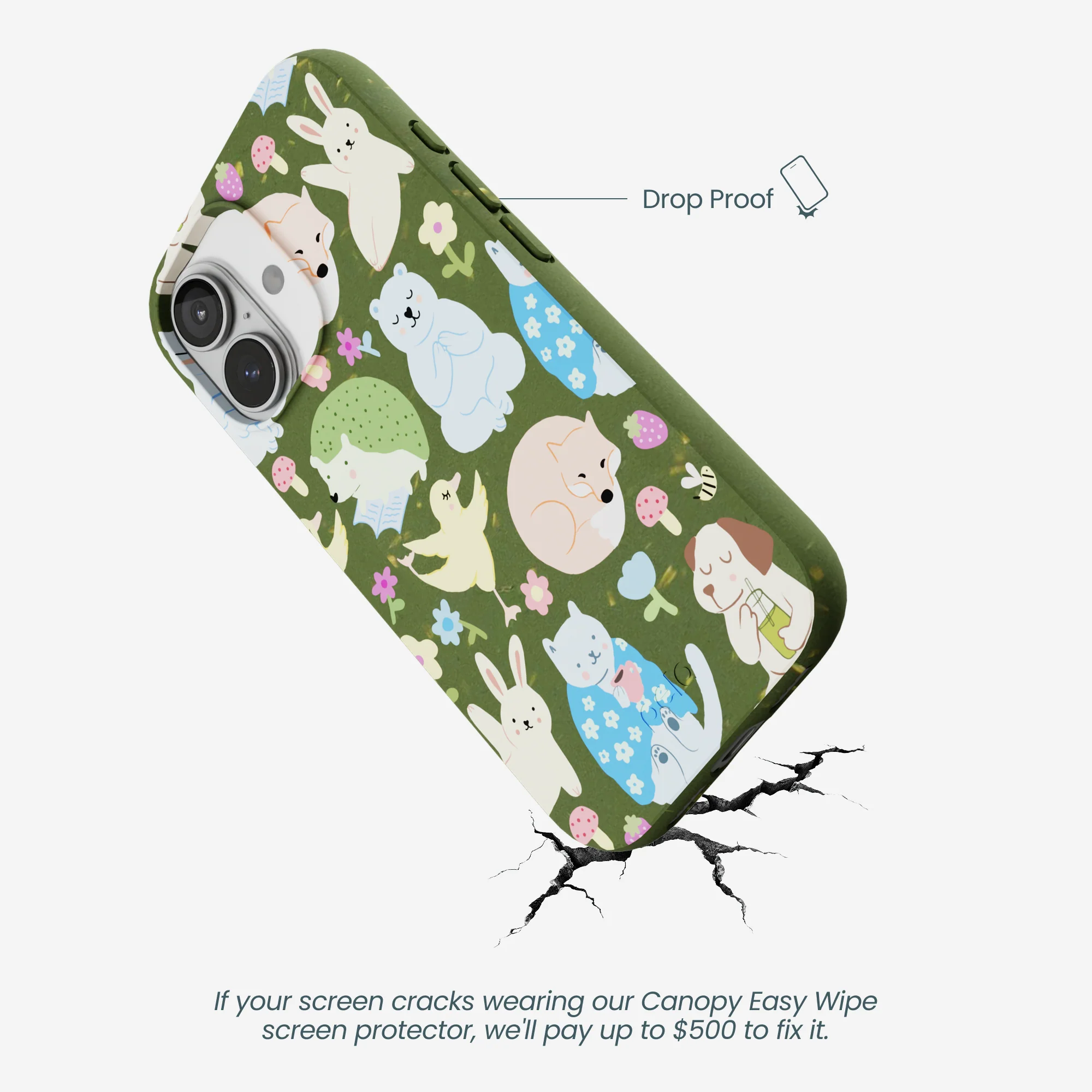 Forest Floor Wellness Creatures iPhone 17 Case - Image 5