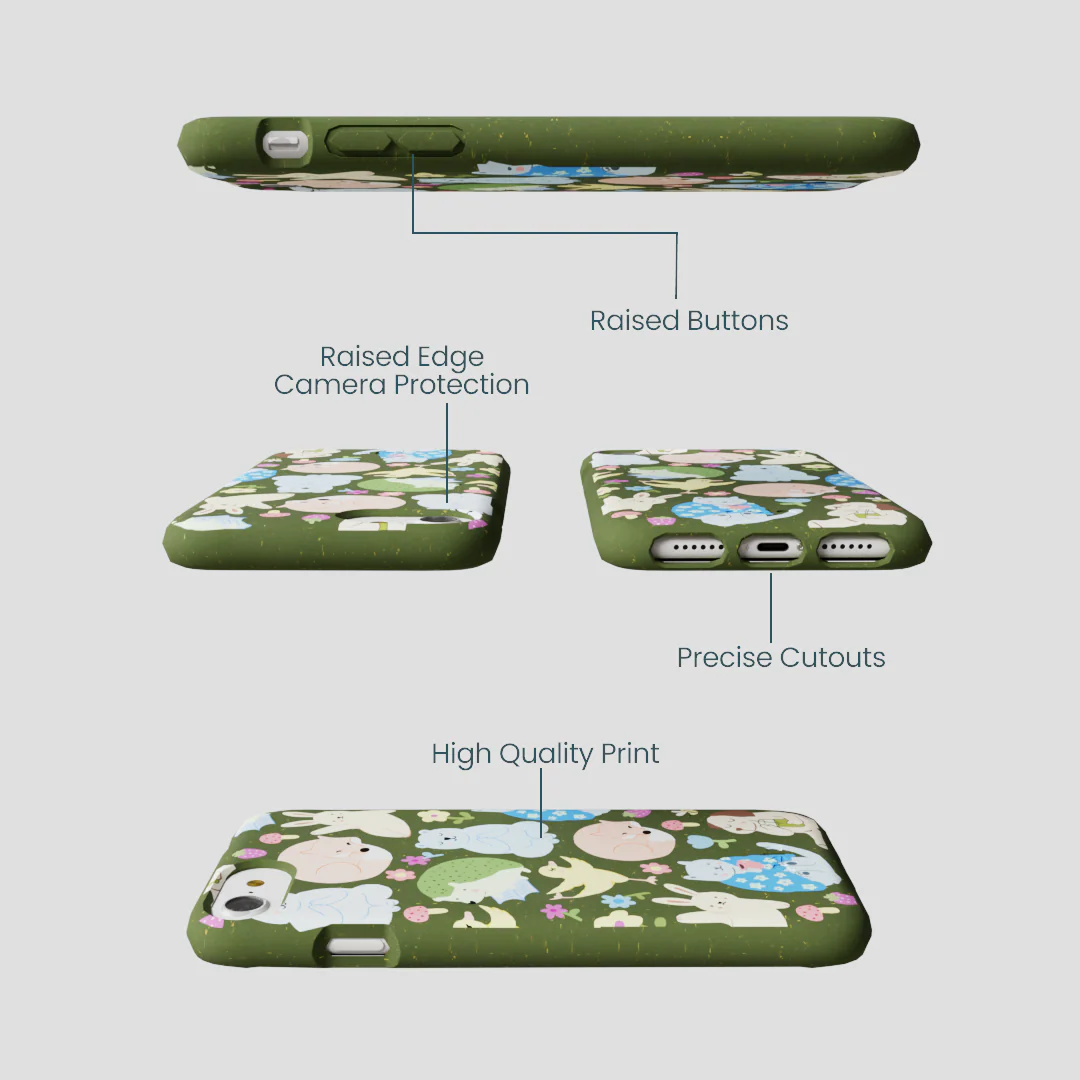 Forest Floor Wellness Creatures iPhone 6/6s/7/8/SE Case - Image 3