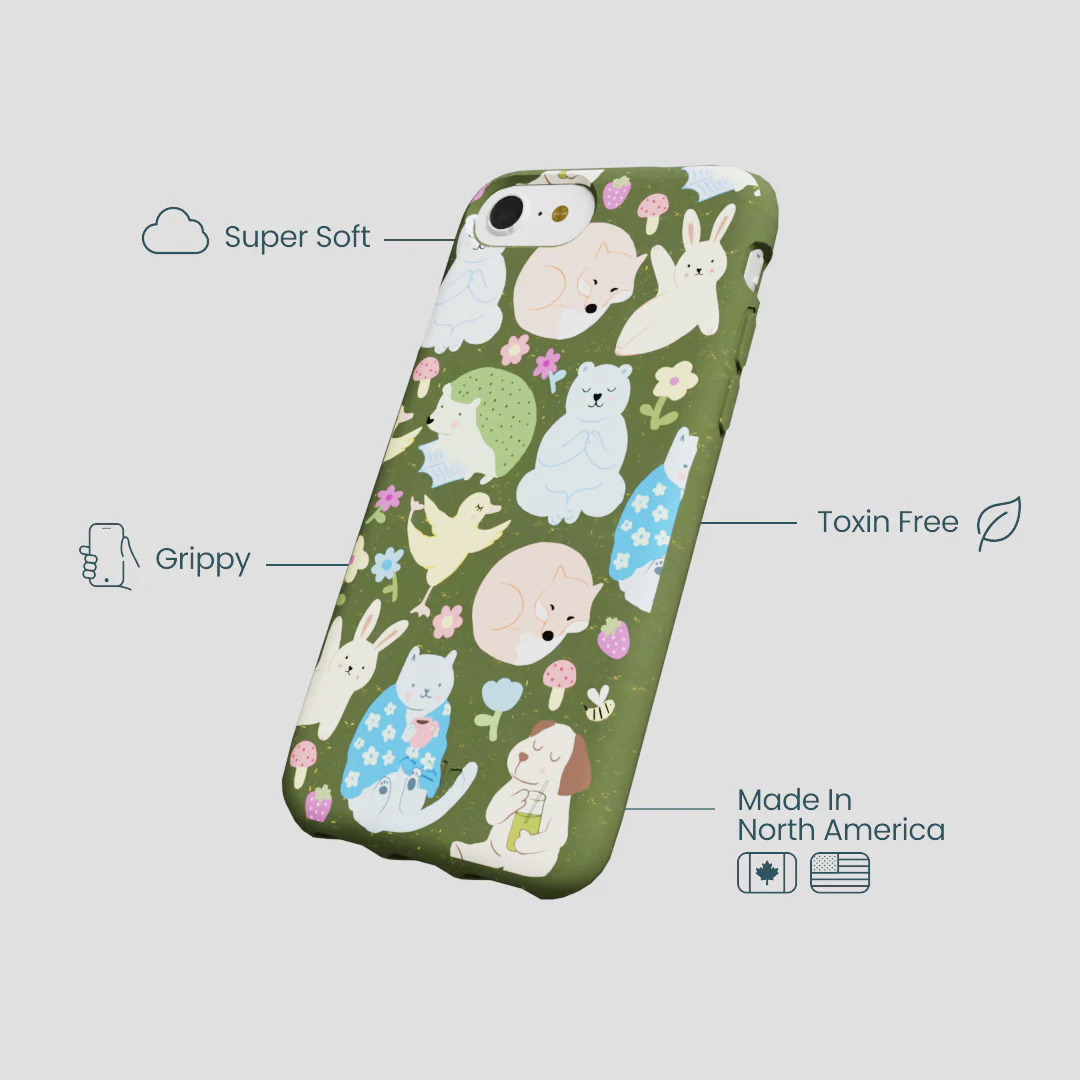 Forest Floor Wellness Creatures iPhone 6/6s/7/8/SE Case - Image 4