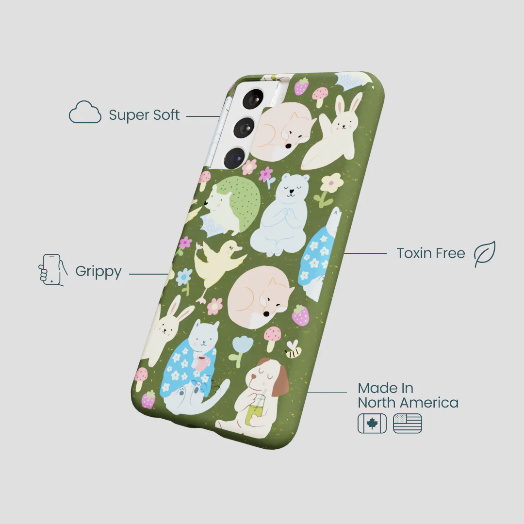 Forest Floor Wellness Creatures Samsung Galaxy S21 Case - Image 4