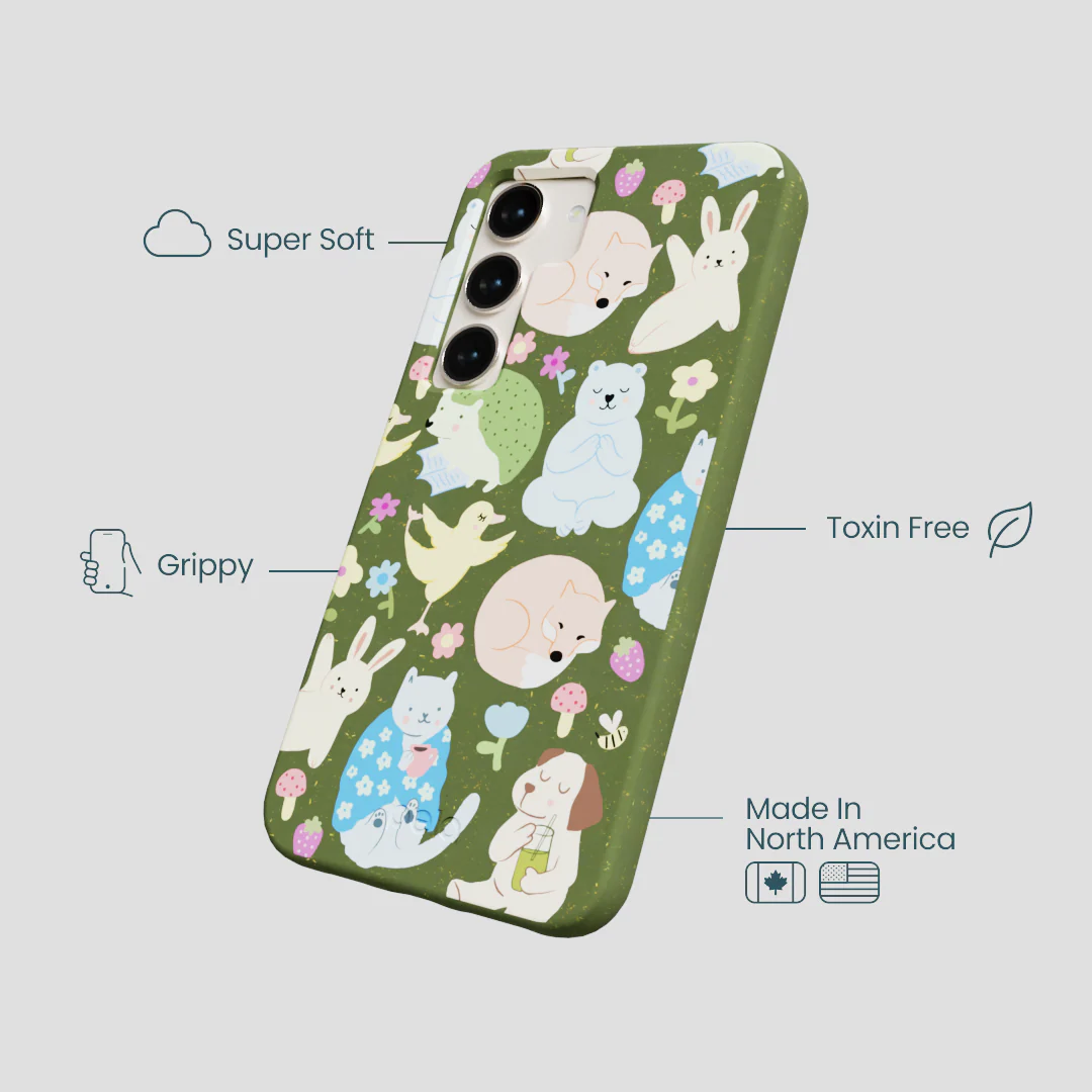 Forest Floor Wellness Creatures Samsung Galaxy S24 Case - Image 4