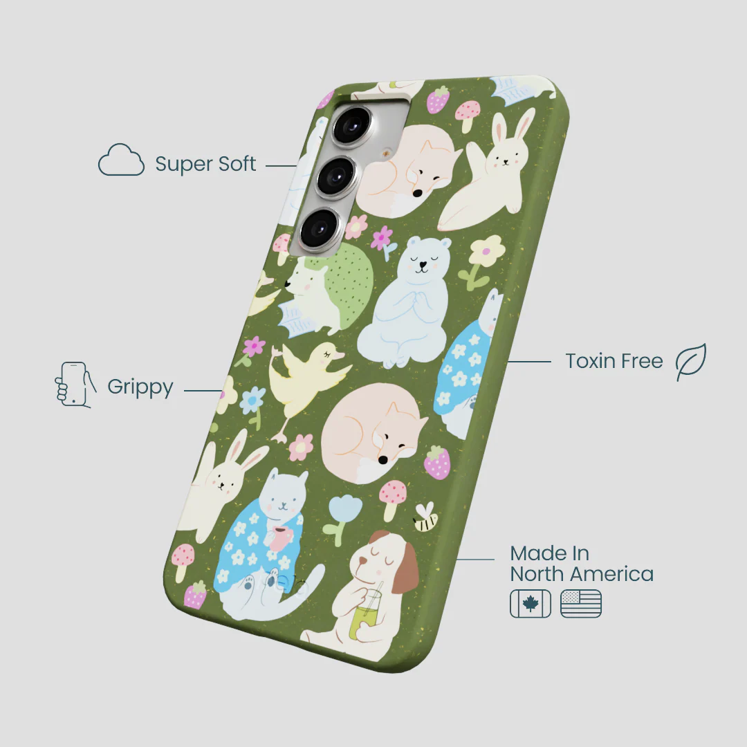 Forest Floor Wellness Creatures Samsung Galaxy S25+(Plus) Case - Image 4