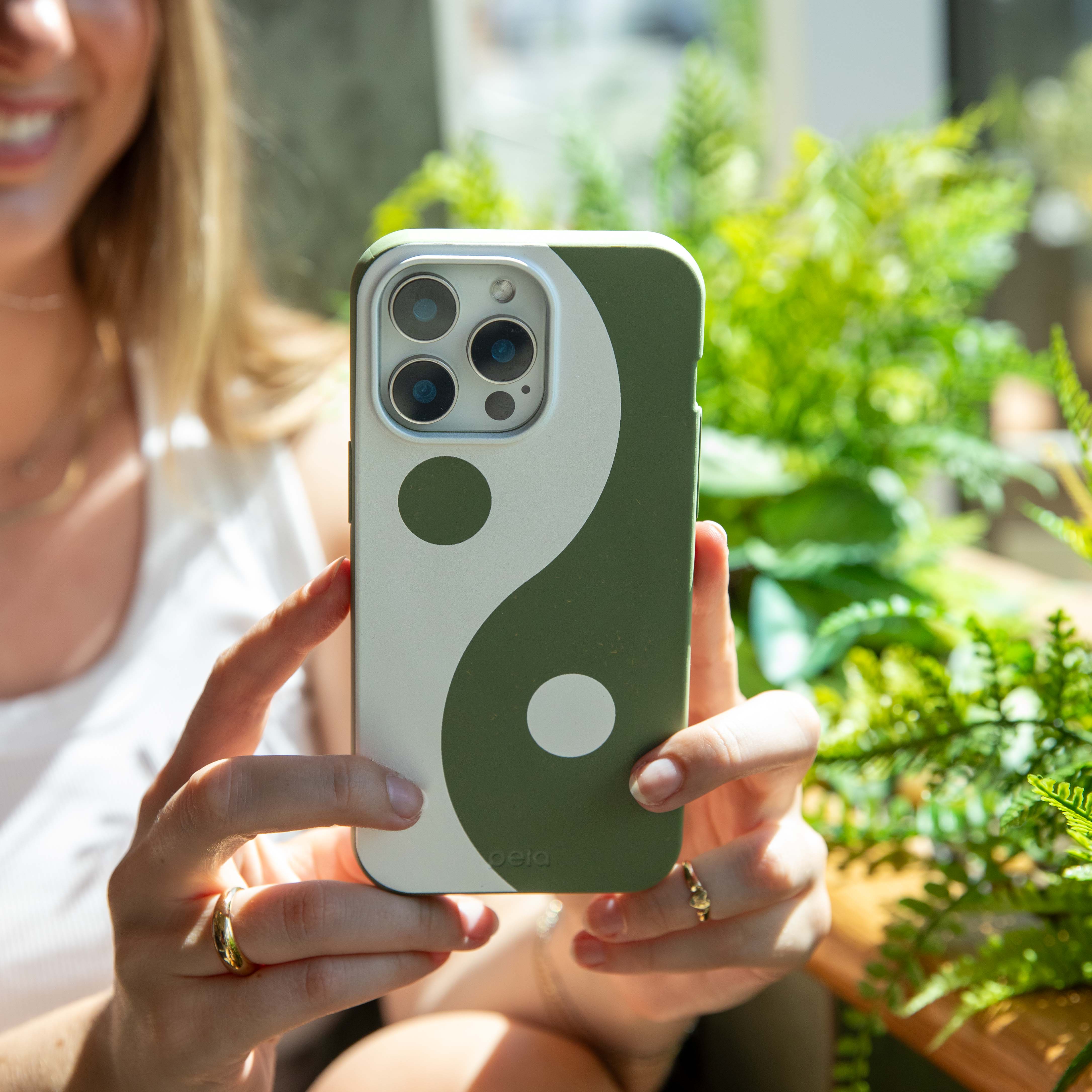 Forest Floor Yin Yang iPhone 13 Case - Image 6