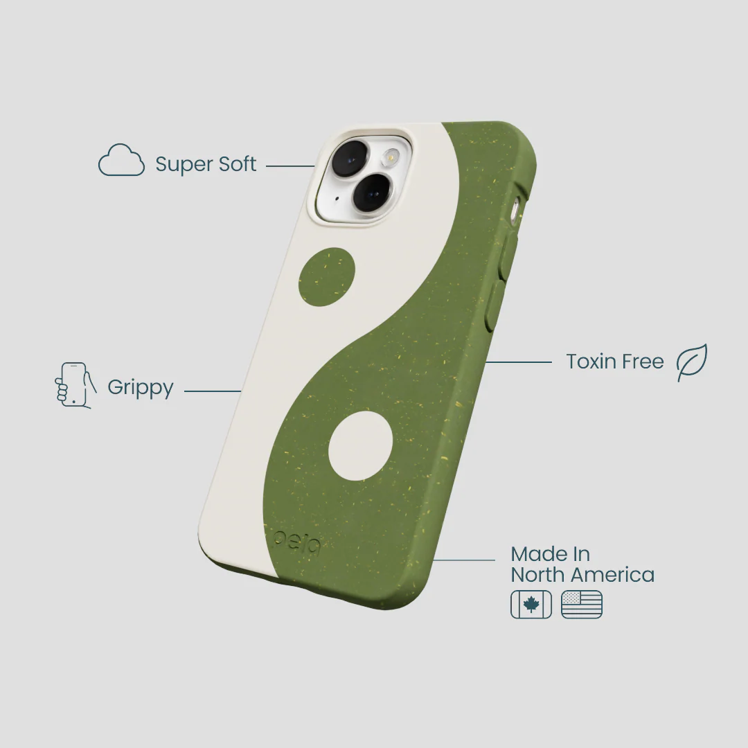 Forest Floor Yin Yang iPhone 13 Mini Case - Image 4