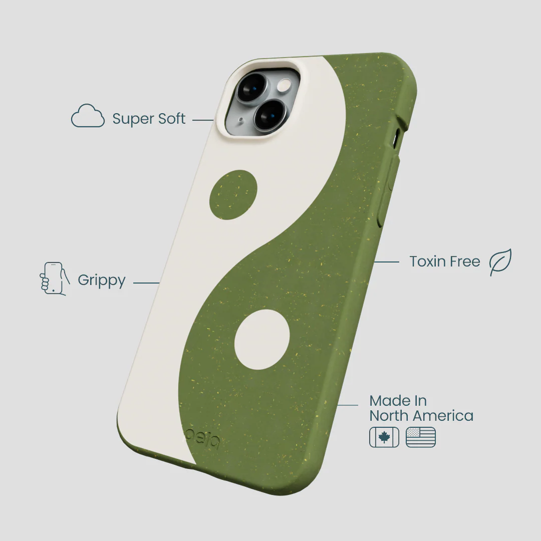 Forest Floor Yin Yang iPhone 15 Plus Case - Image 4