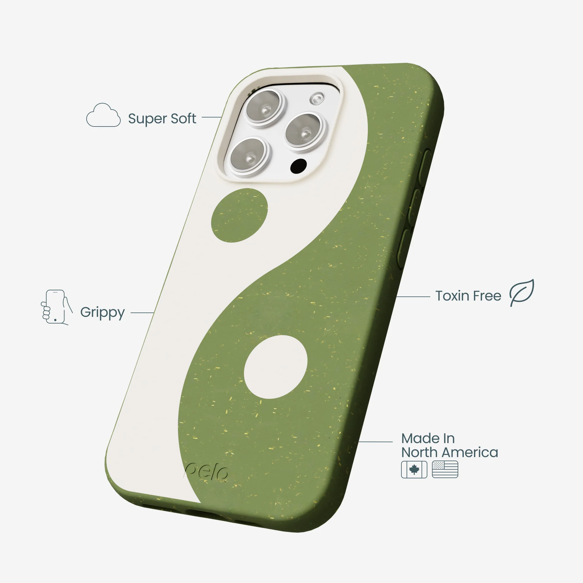 Forest Floor Yin Yang iPhone 16 Pro Max Case - Image 4
