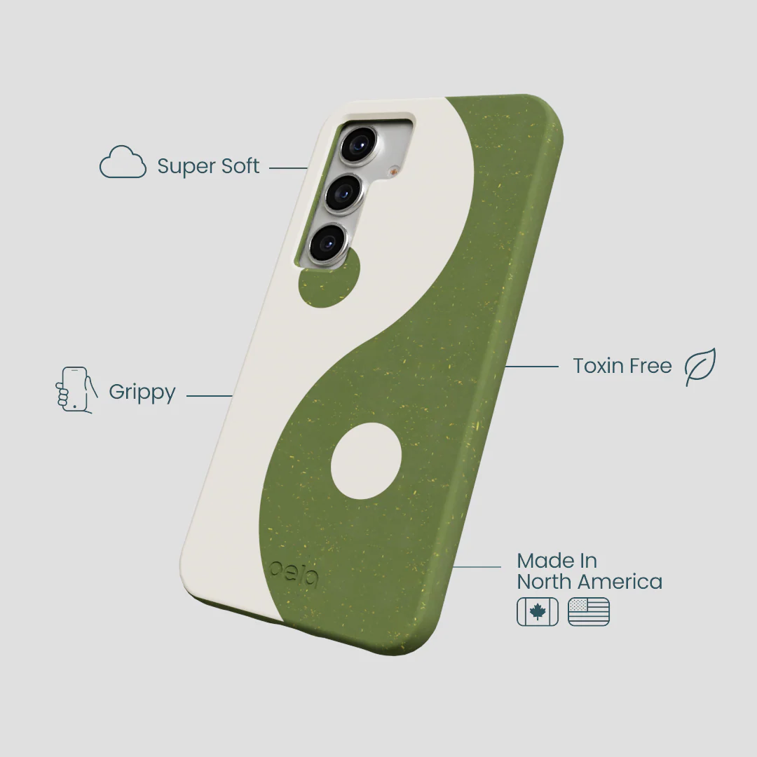 Forest Floor Yin Yang Samsung Galaxy S25 Case - Image 4