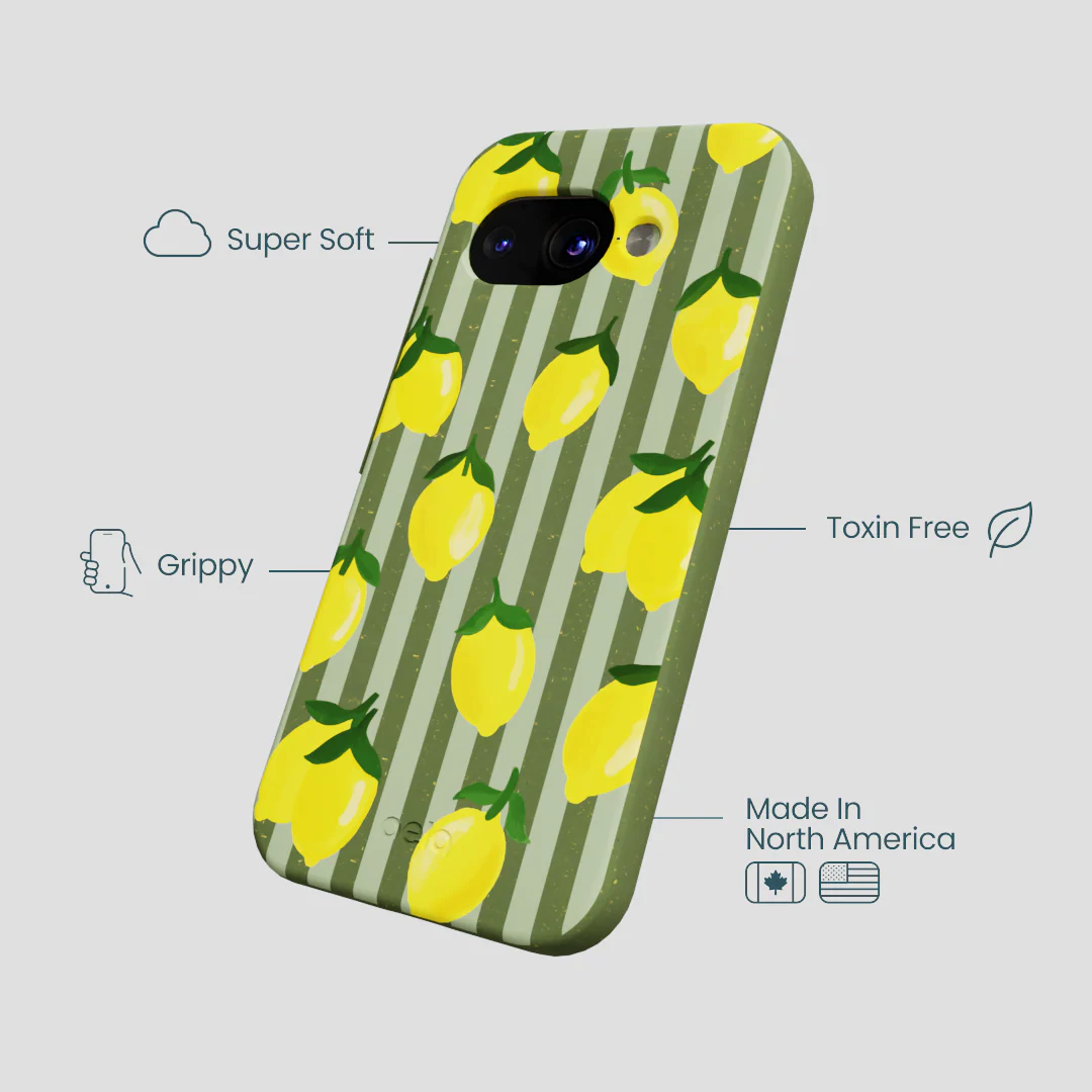 Forest Floor Zesty Lines Google Pixel 9a Case - Image 4