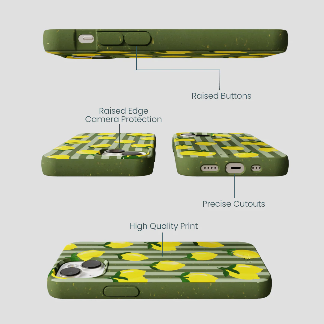 Forest Floor Zesty Lines iPhone 13 Case - Image 3