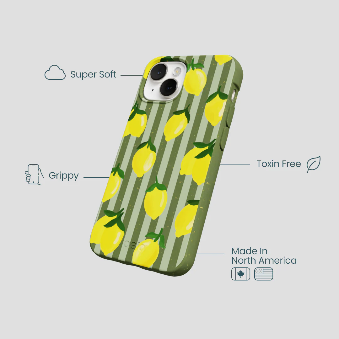 Forest Floor Zesty Lines iPhone 13 Mini Case - Image 4