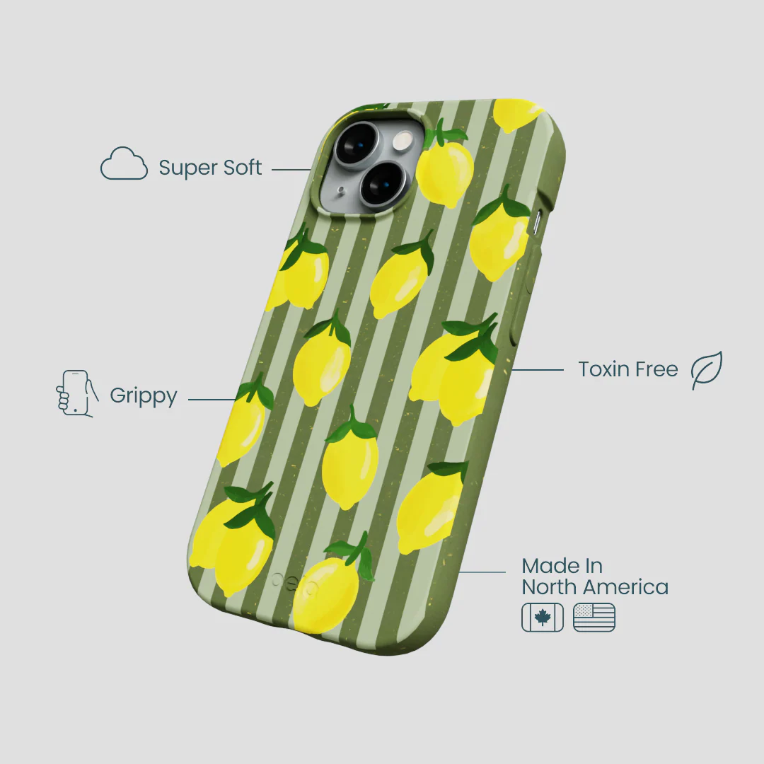 Forest Floor Zesty Lines iPhone 14 Case - Image 4