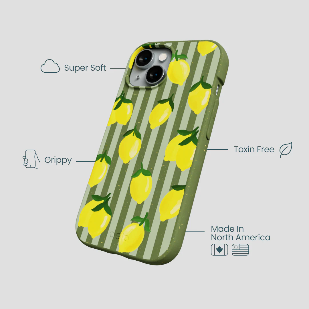 Forest Floor Zesty Lines iPhone 15 Case - Image 4