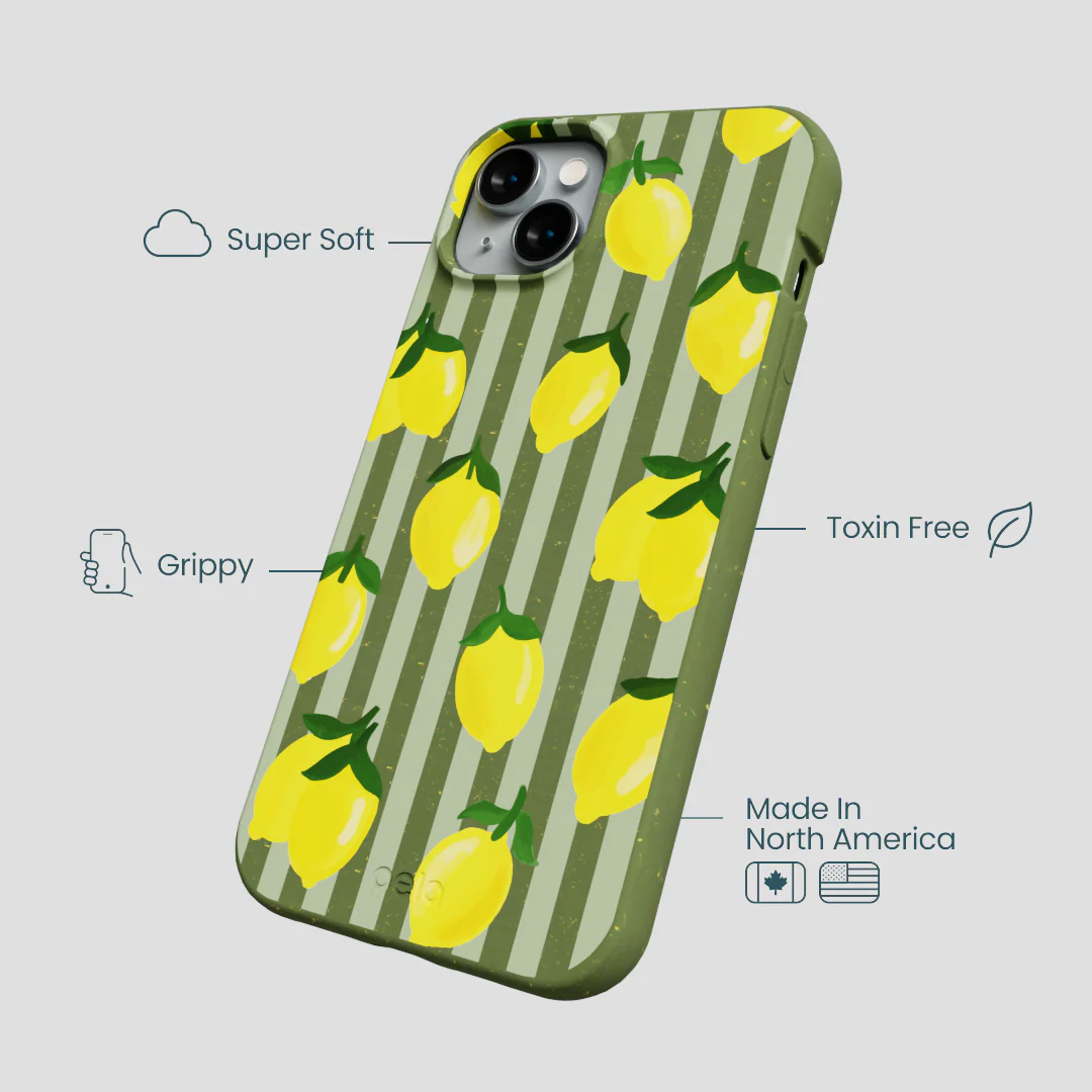 Forest Floor Zesty Lines iPhone 15 Plus Case - Image 4