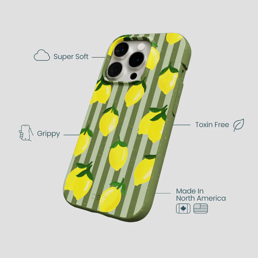 Forest Floor Zesty Lines iPhone 15 Pro Case - Image 4