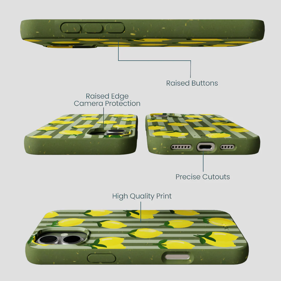 Forest Floor Zesty Lines iPhone 16 Plus Case - Image 3