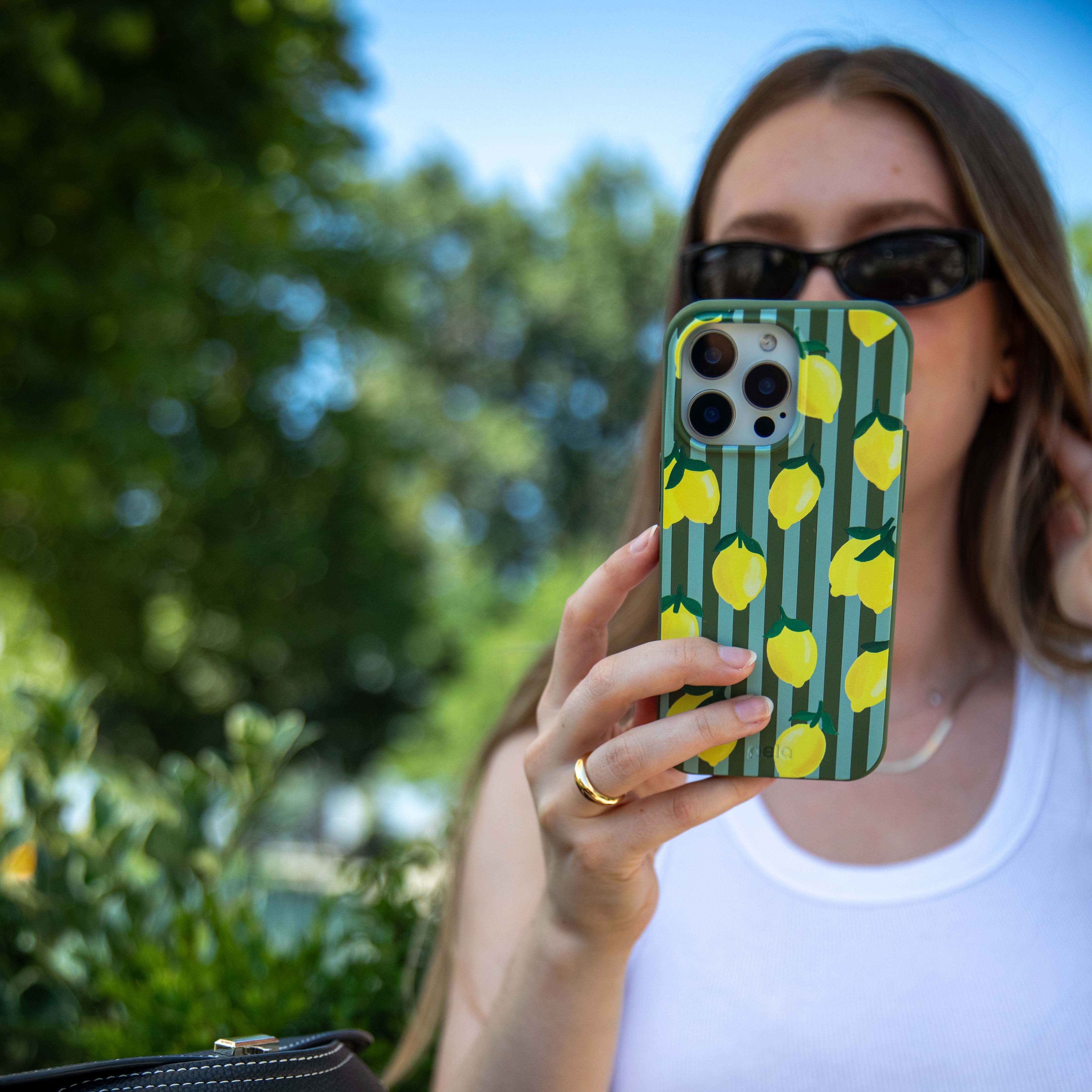 Forest Floor Zesty Lines iPhone 16 Plus Case - Image 6