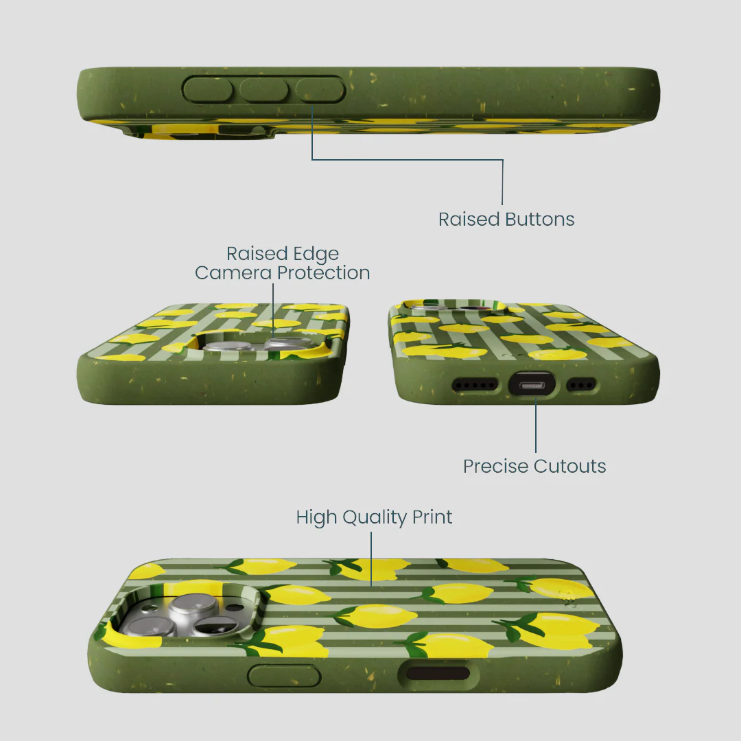 Forest Floor Zesty Lines iPhone 16 Pro Case - Image 3