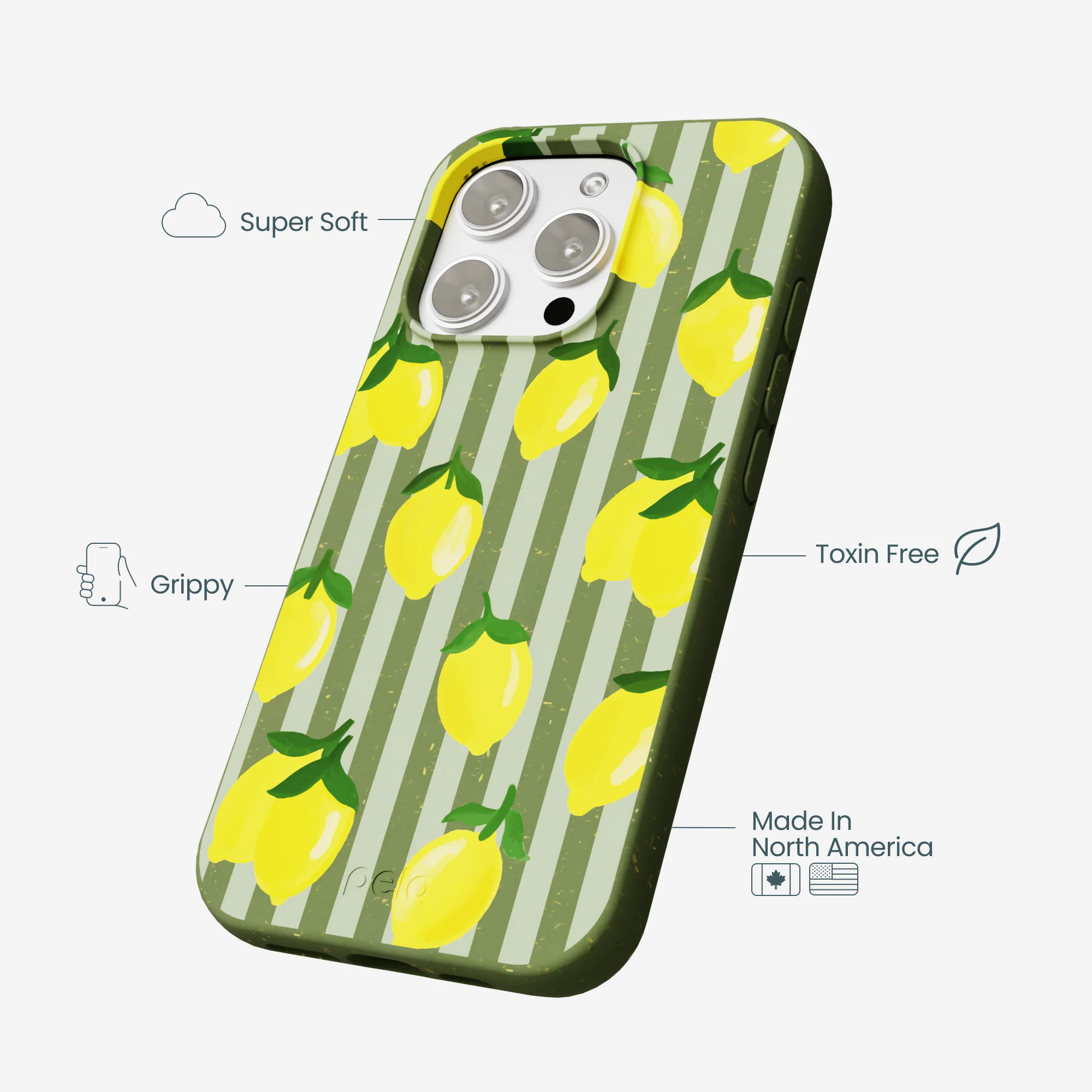 Forest Floor Zesty Lines iPhone 16 Pro Max Case - Image 4