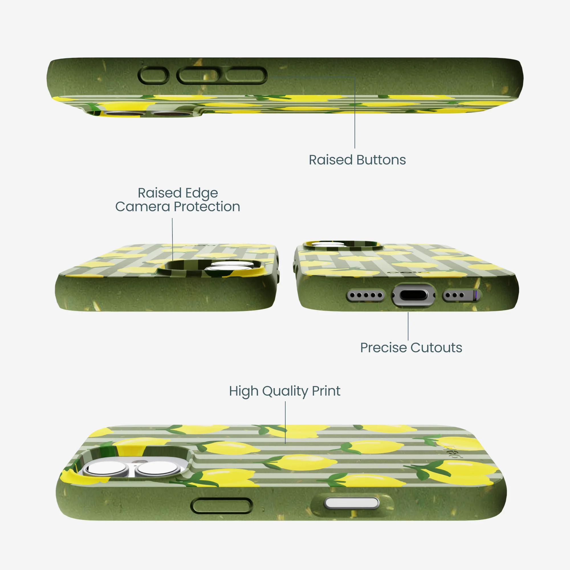 Forest Floor Zesty Lines iPhone 17 Case - Image 3