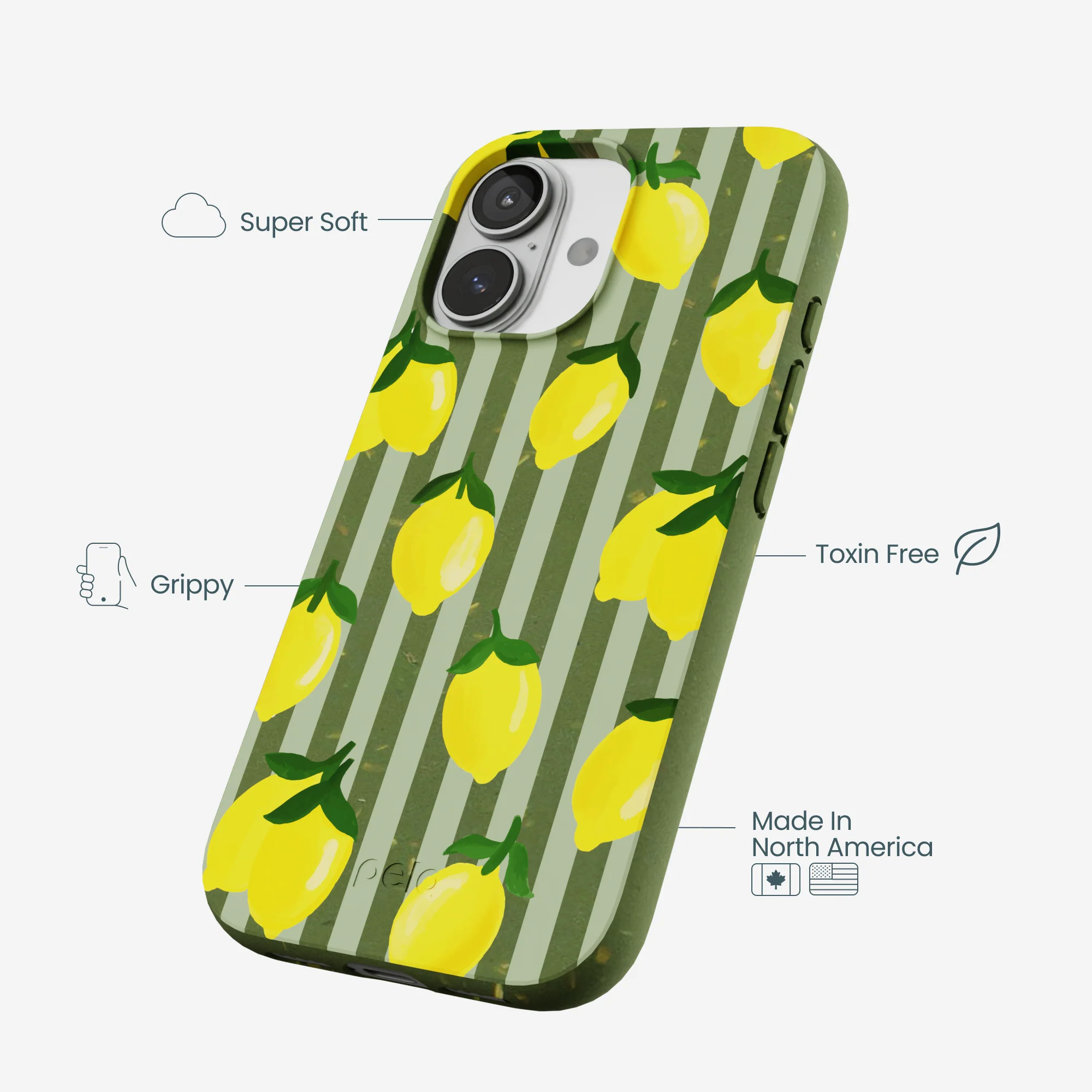 Forest Floor Zesty Lines iPhone 17 Case - Image 4