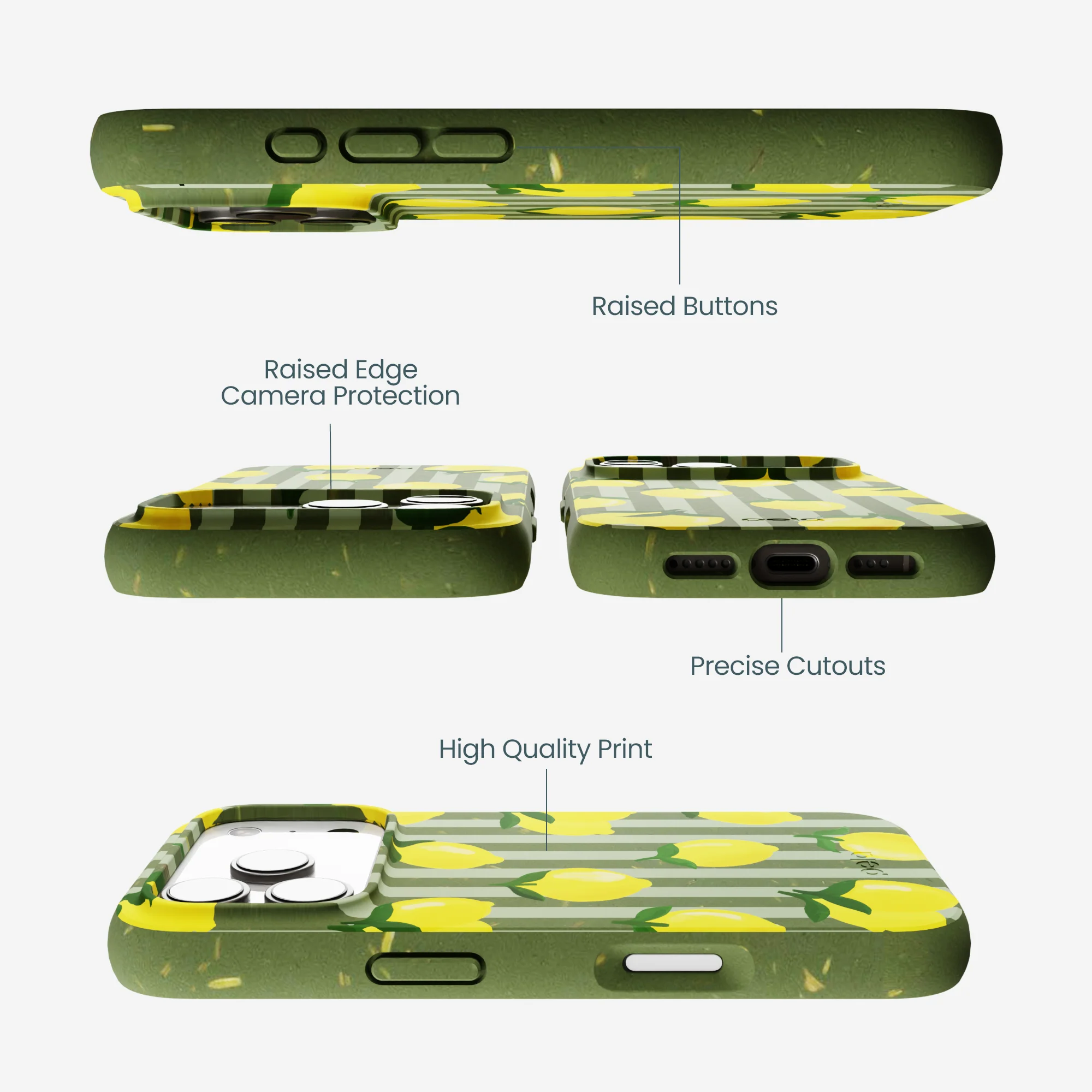 Forest Floor Zesty Lines iPhone 17 Pro Case - Image 3