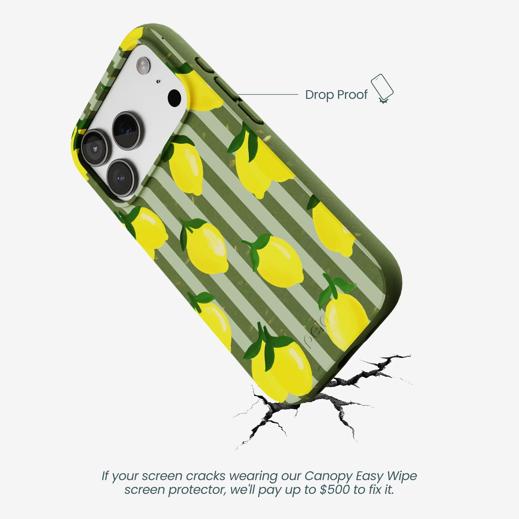 Forest Floor Zesty Lines iPhone 17 Pro Case - Image 5