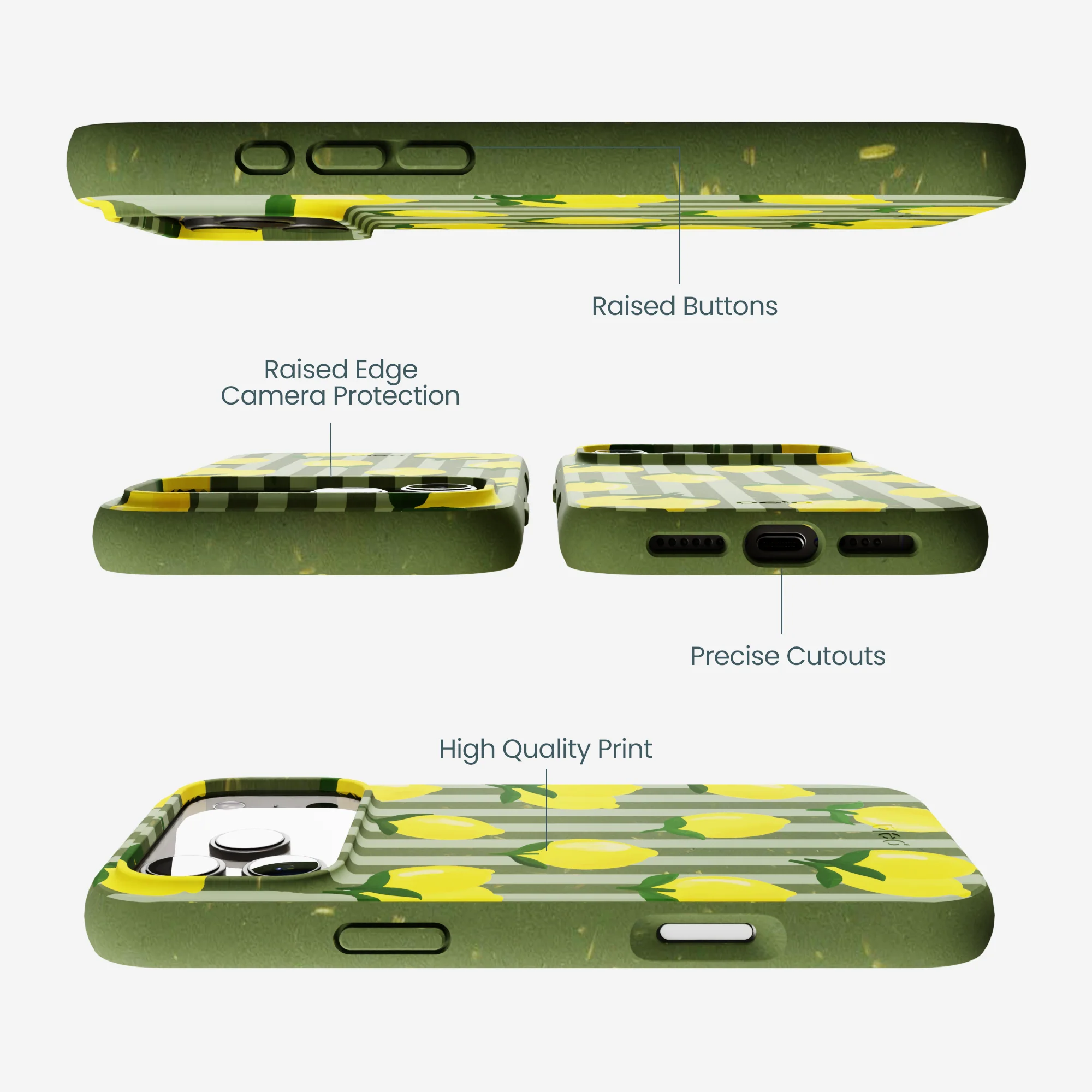 Forest Floor Zesty Lines iPhone 17 Pro Max Case - Image 3