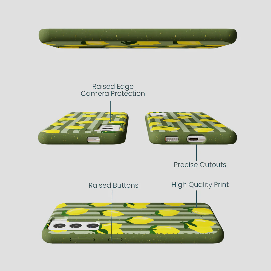 Forest Floor Zesty Lines Samsung Galaxy S21 Case - Image 3