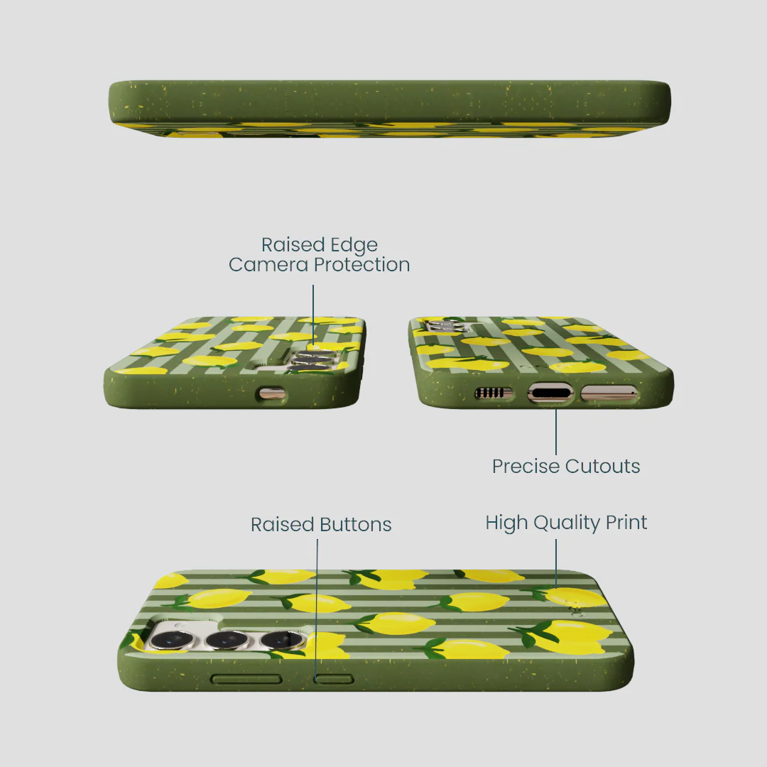 Forest Floor Zesty Lines Samsung Galaxy S24 Case - Image 3