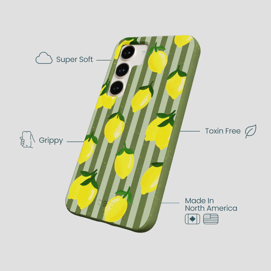 Forest Floor Zesty Lines Samsung Galaxy S24 Case - Image 4
