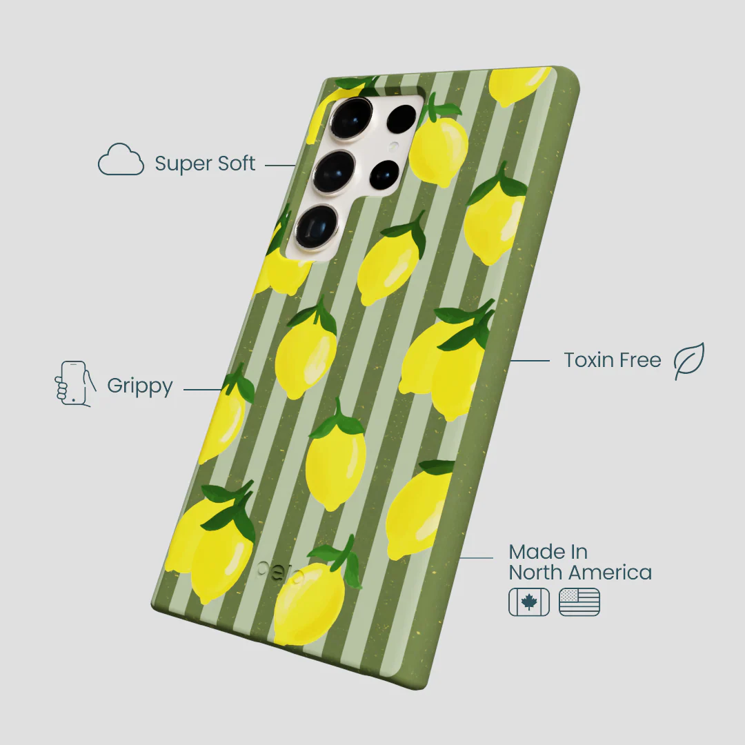 Forest Floor Zesty Lines Samsung Galaxy S24 Ultra Case - Image 4