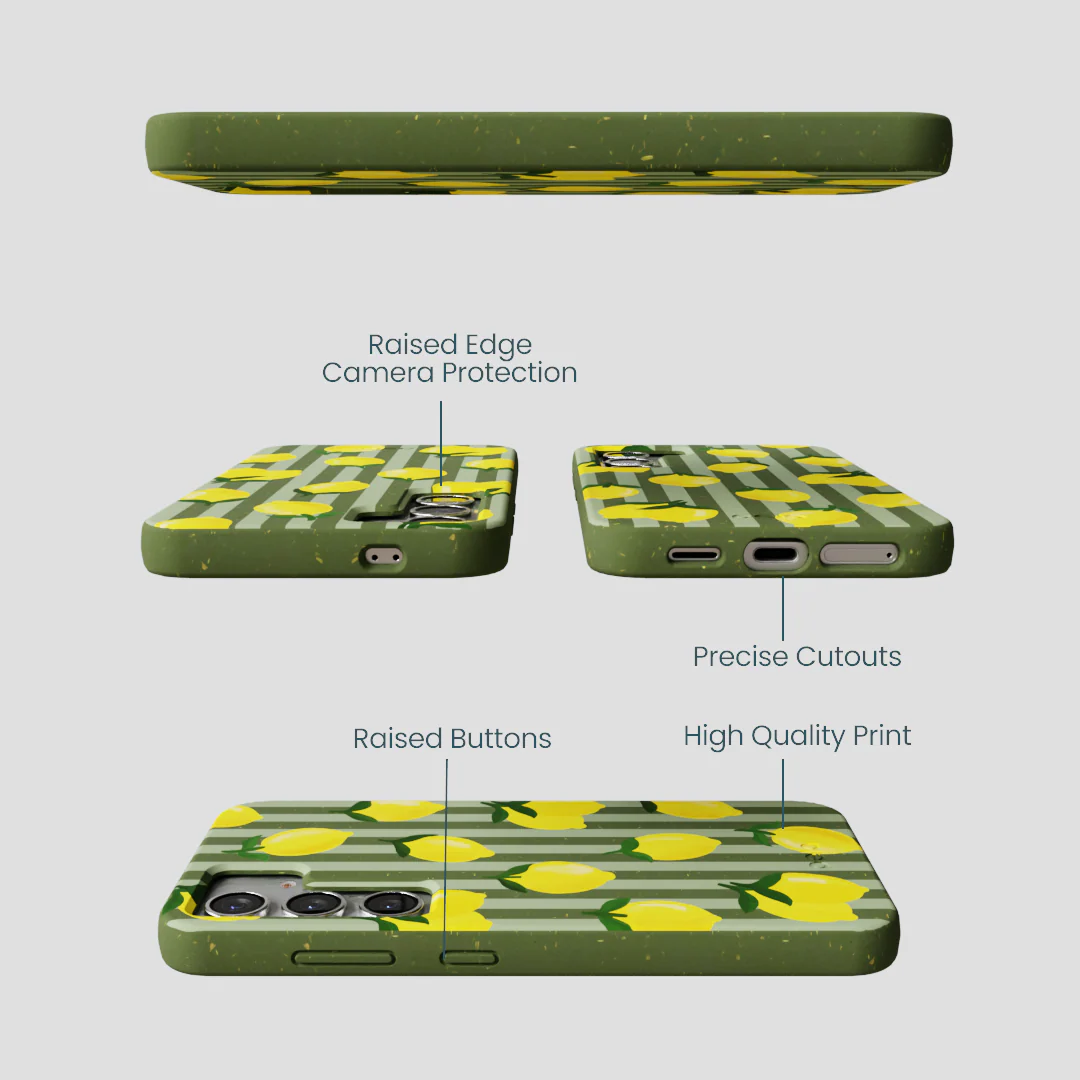 Forest Floor Zesty Lines Samsung Galaxy S25 Case - Image 3