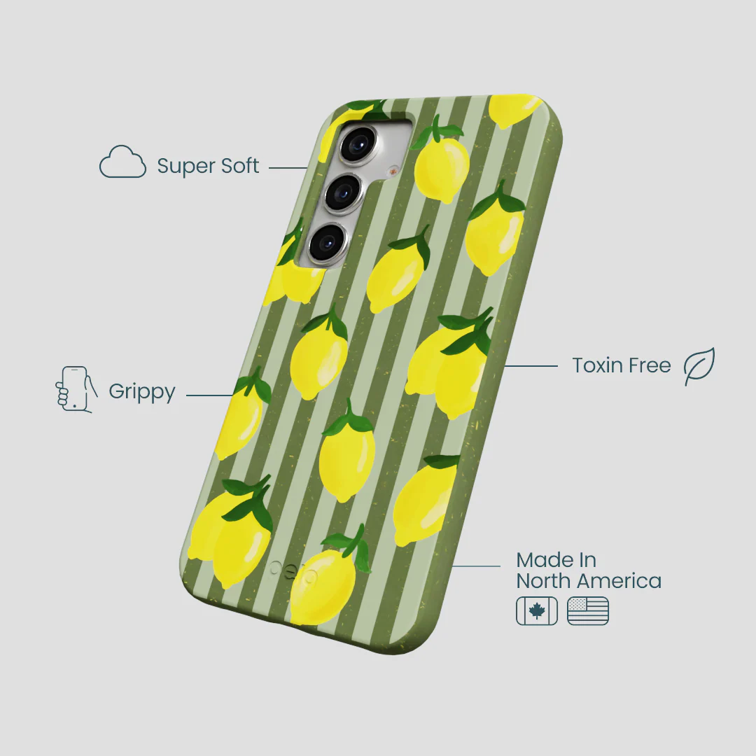 Forest Floor Zesty Lines Samsung Galaxy S25 Case - Image 4