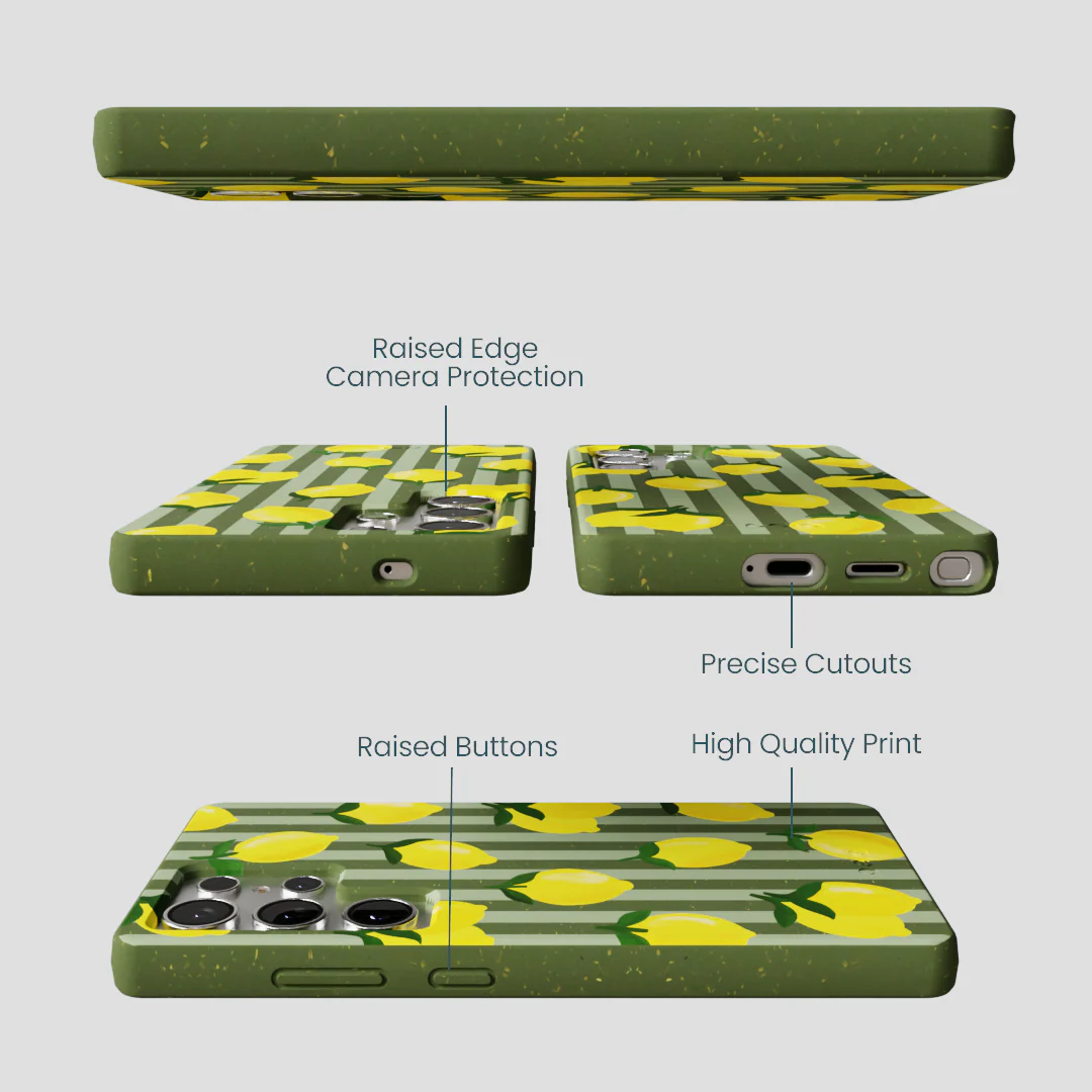 Forest Floor Zesty Lines Samsung Galaxy S25 Ultra Case - Image 3
