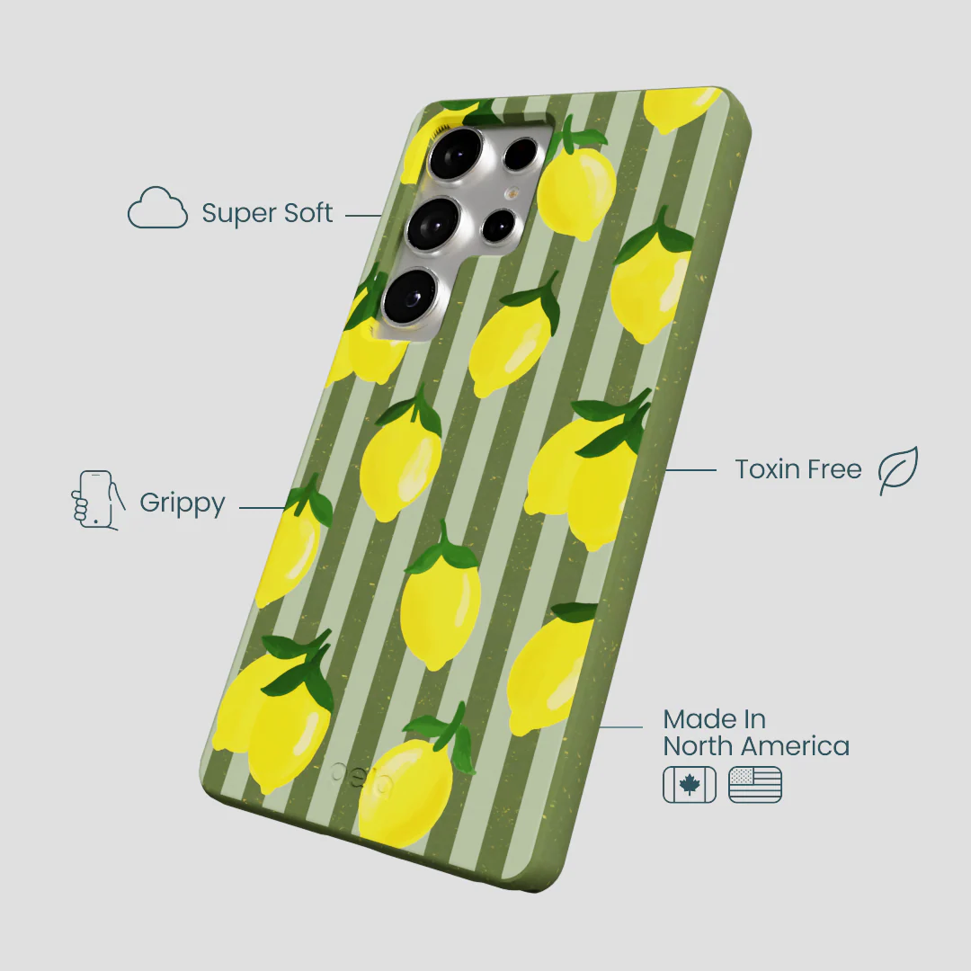 Forest Floor Zesty Lines Samsung Galaxy S25 Ultra Case - Image 4