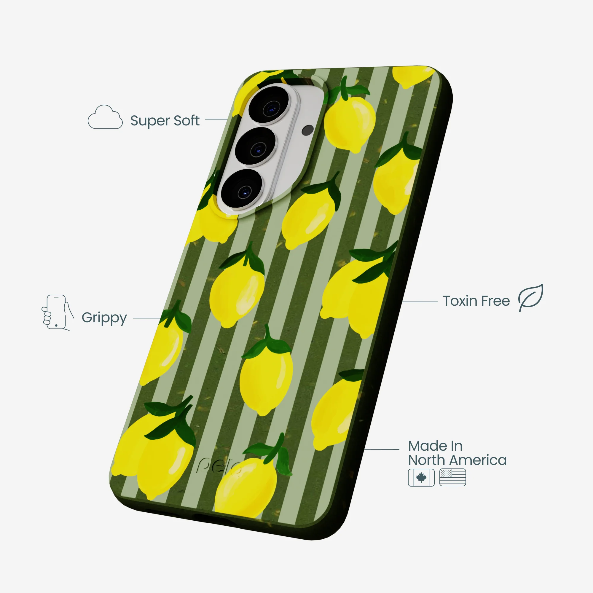 Forest Floor Zesty Lines Samsung Galaxy S26 Case - Image 4