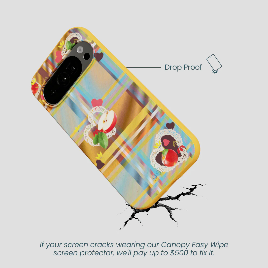 Honey Apple Plaid Google Pixel 10/10 Pro Case - Image 5