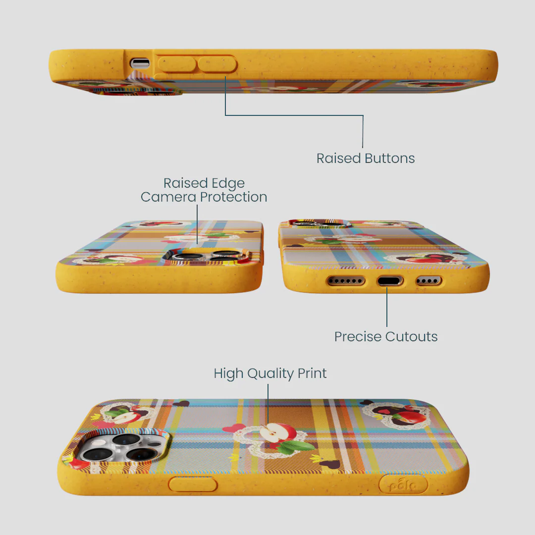 Honey Apple Plaid iPhone 12 Pro Max Case - Image 3