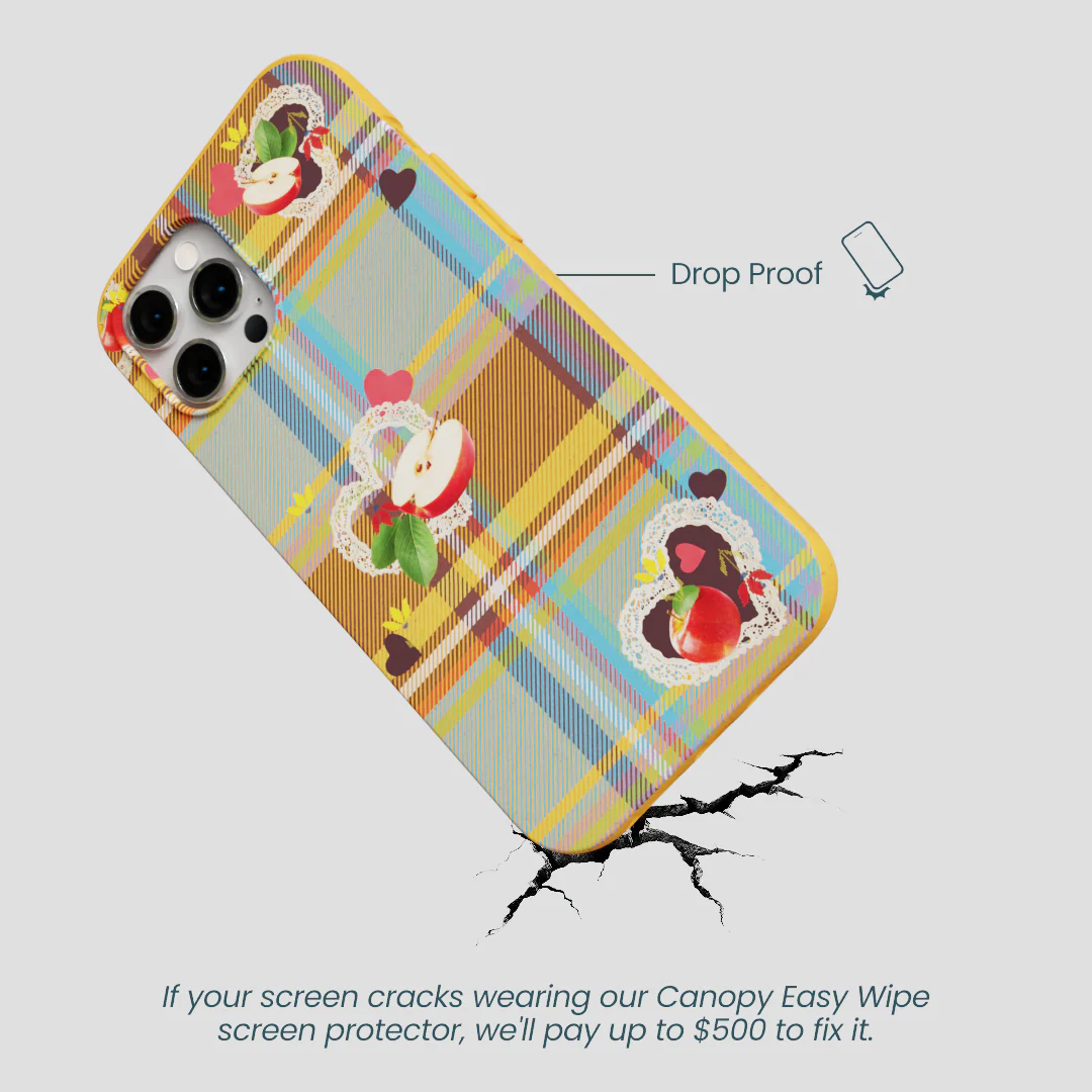 Honey Apple Plaid iPhone 12 Pro Max Case - Image 5