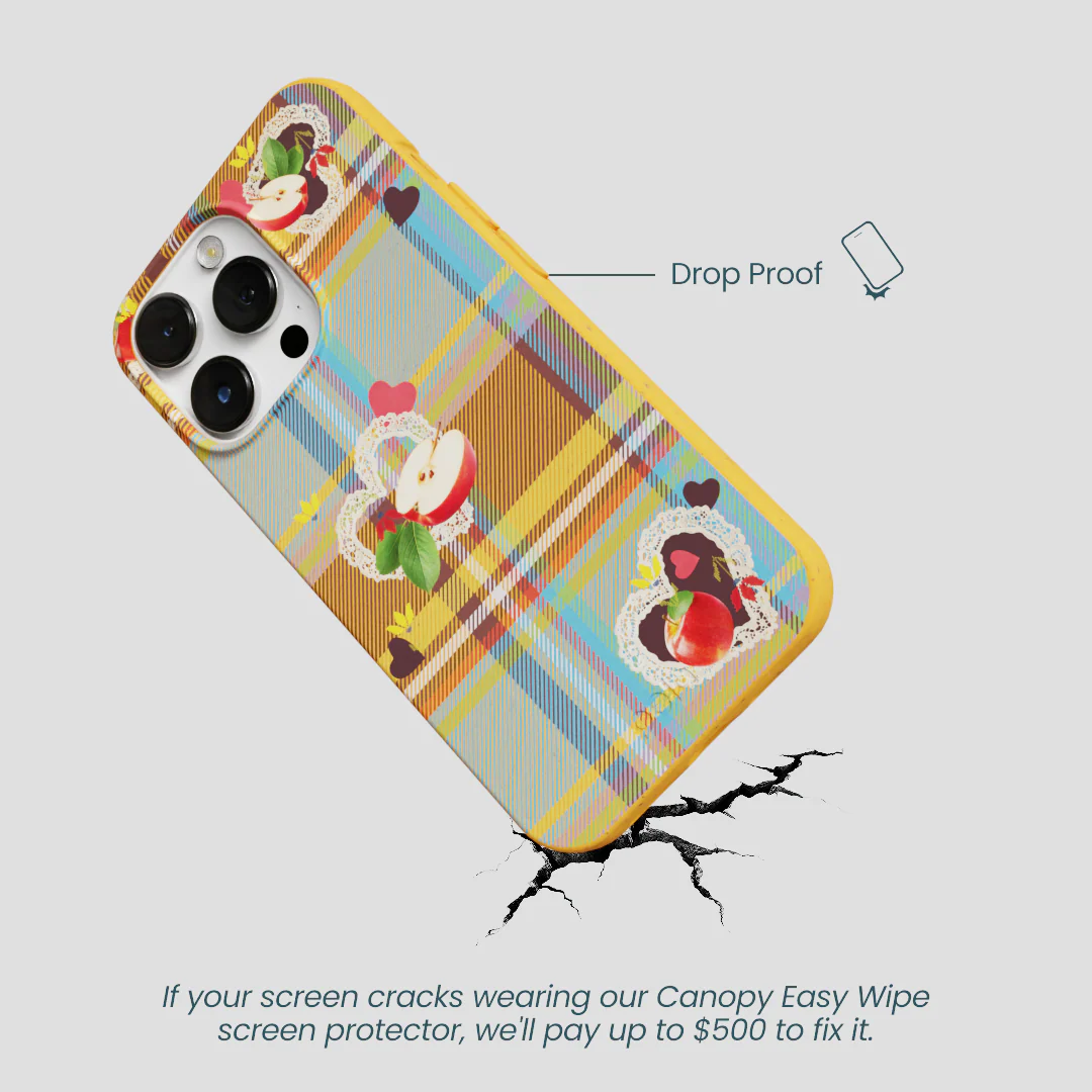 Honey Apple Plaid iPhone 13 Pro Max Case - Image 5