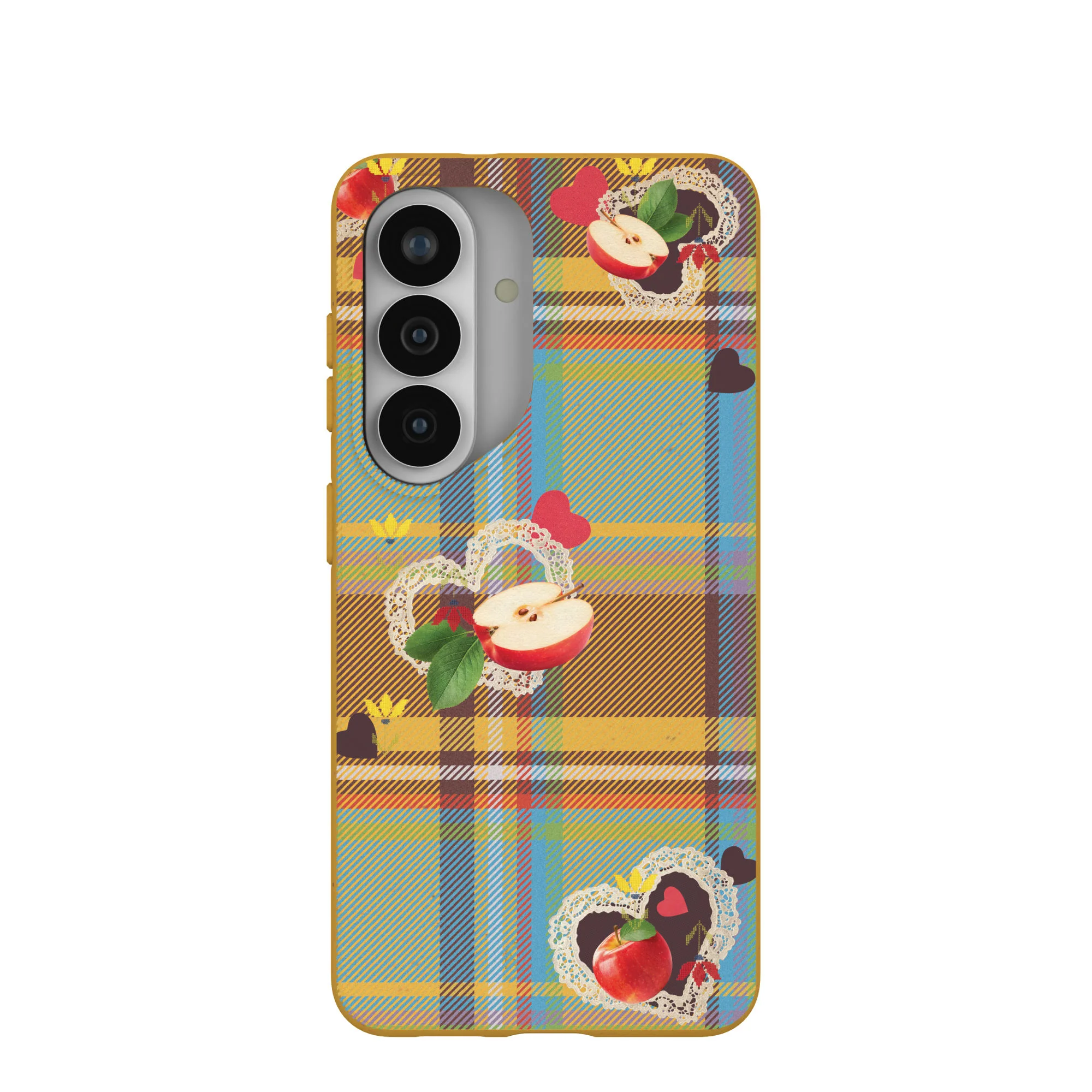 Honey Apple Plaid Samsung Galaxy S26 Case