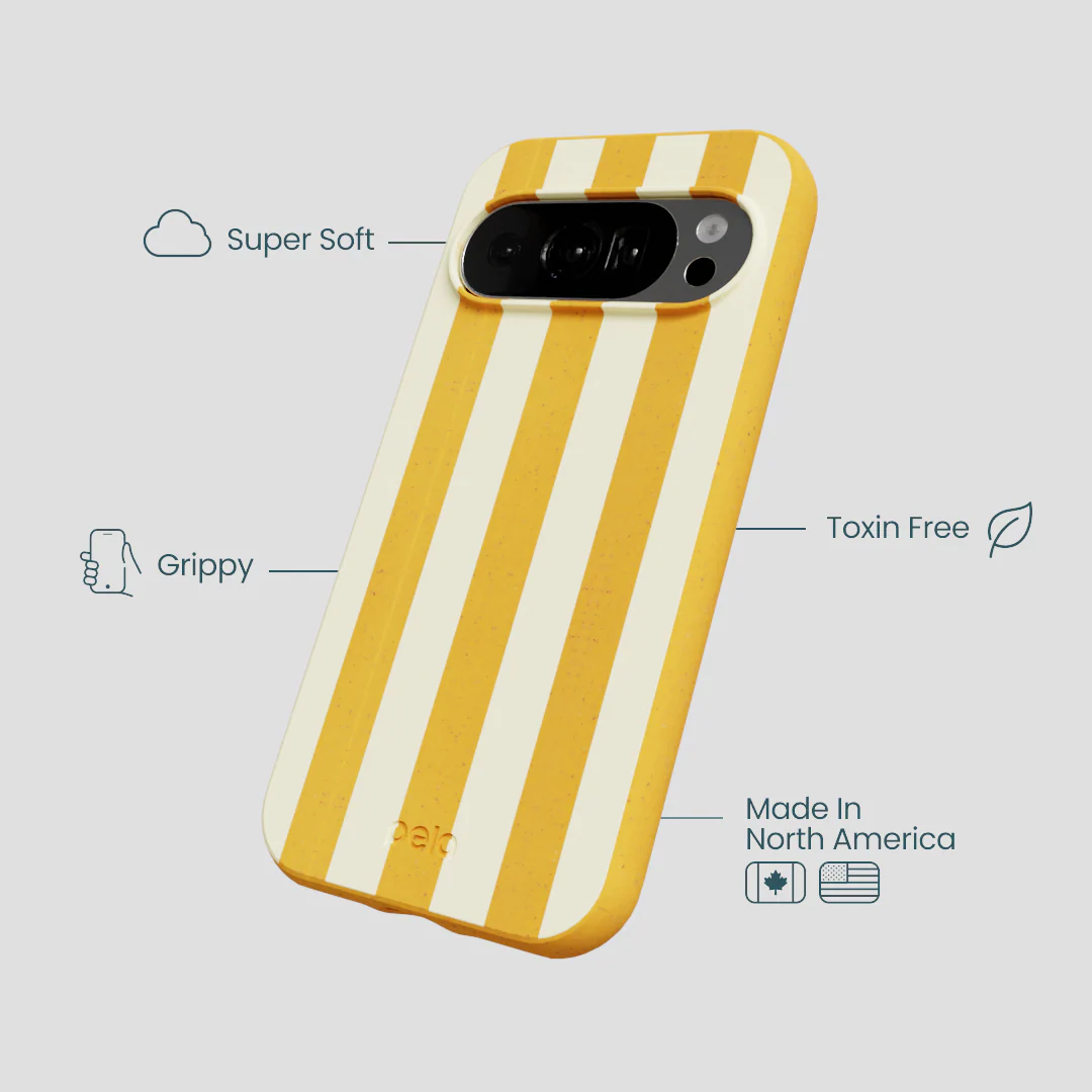 Honey Big Butter Stripes Google Pixel 10/10 Pro Case - Image 3