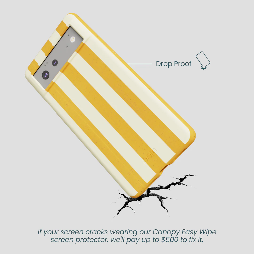 Honey Big Butter Stripes Google Pixel 6 Case - Image 4