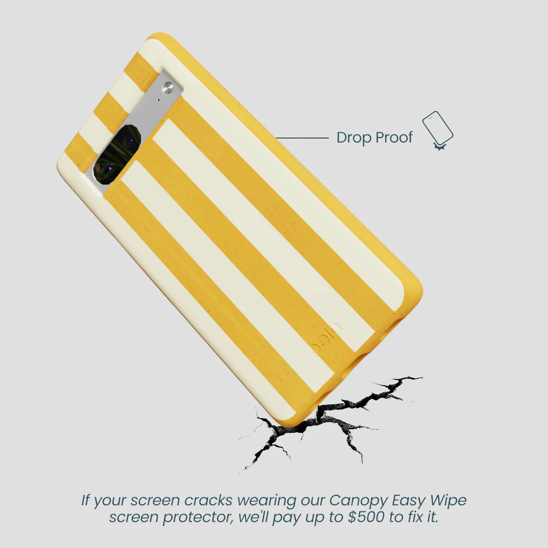 Honey Big Butter Stripes Google Pixel 7 Case - Image 4