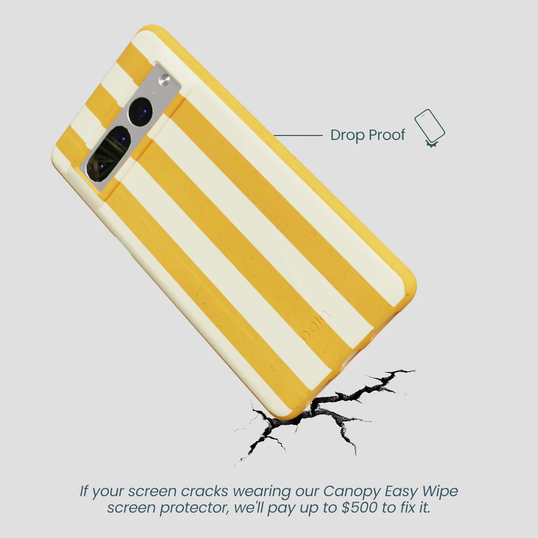 Honey Big Butter Stripes Google Pixel 7 Pro Case - Image 4