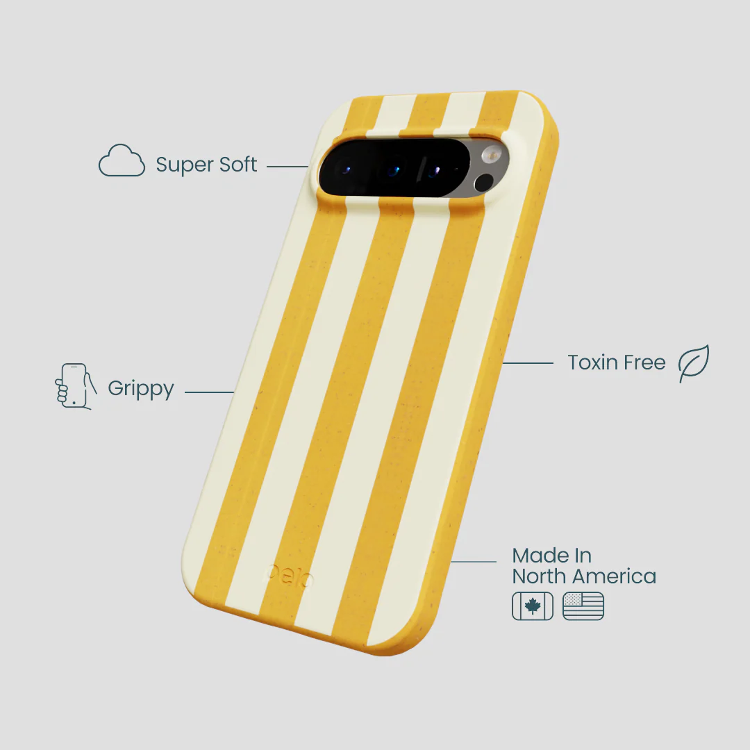 Honey Big Butter Stripes Google Pixel 9/9 Pro Case - Image 3