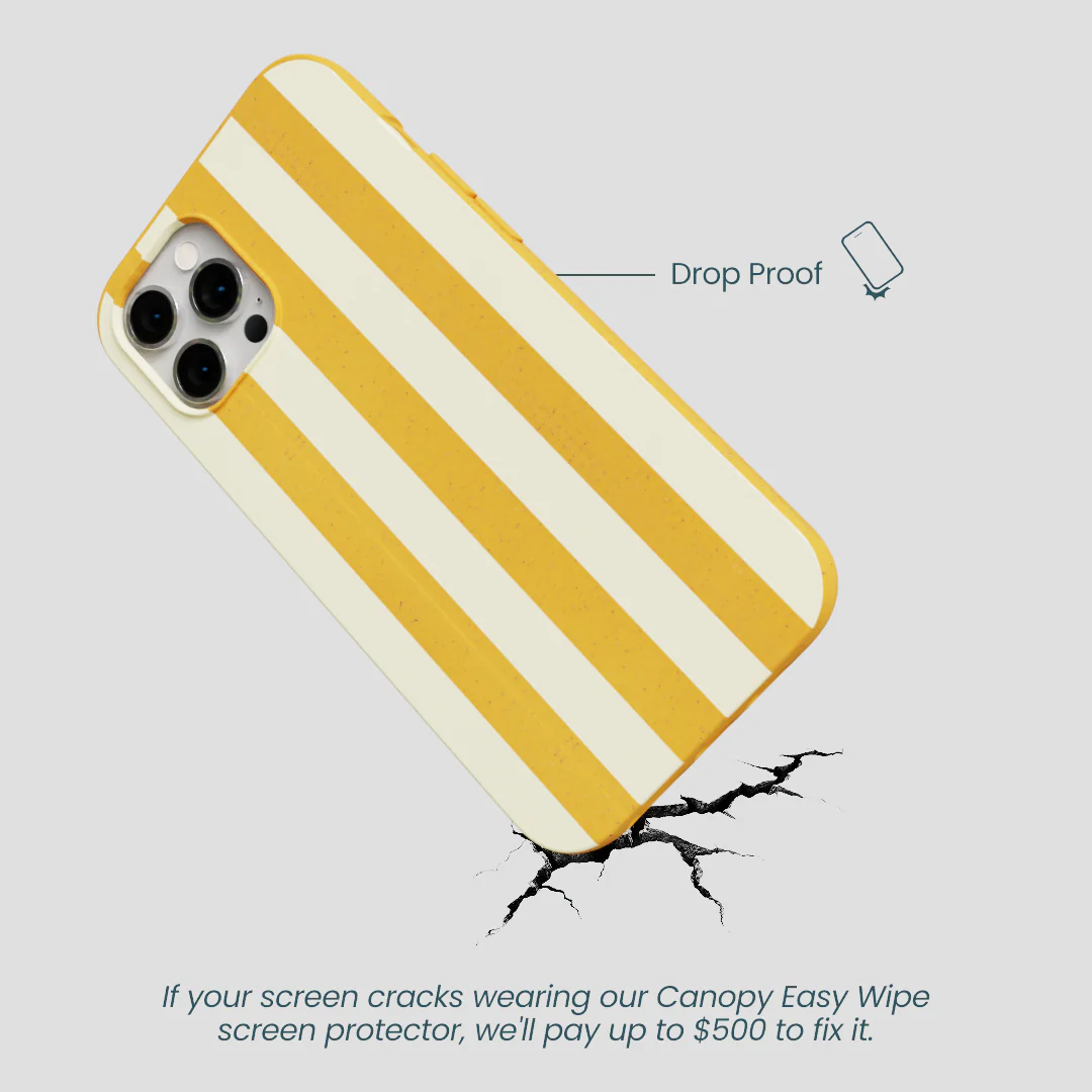 Honey Big Butter Stripes iPhone 12 Pro Max Case - Image 4