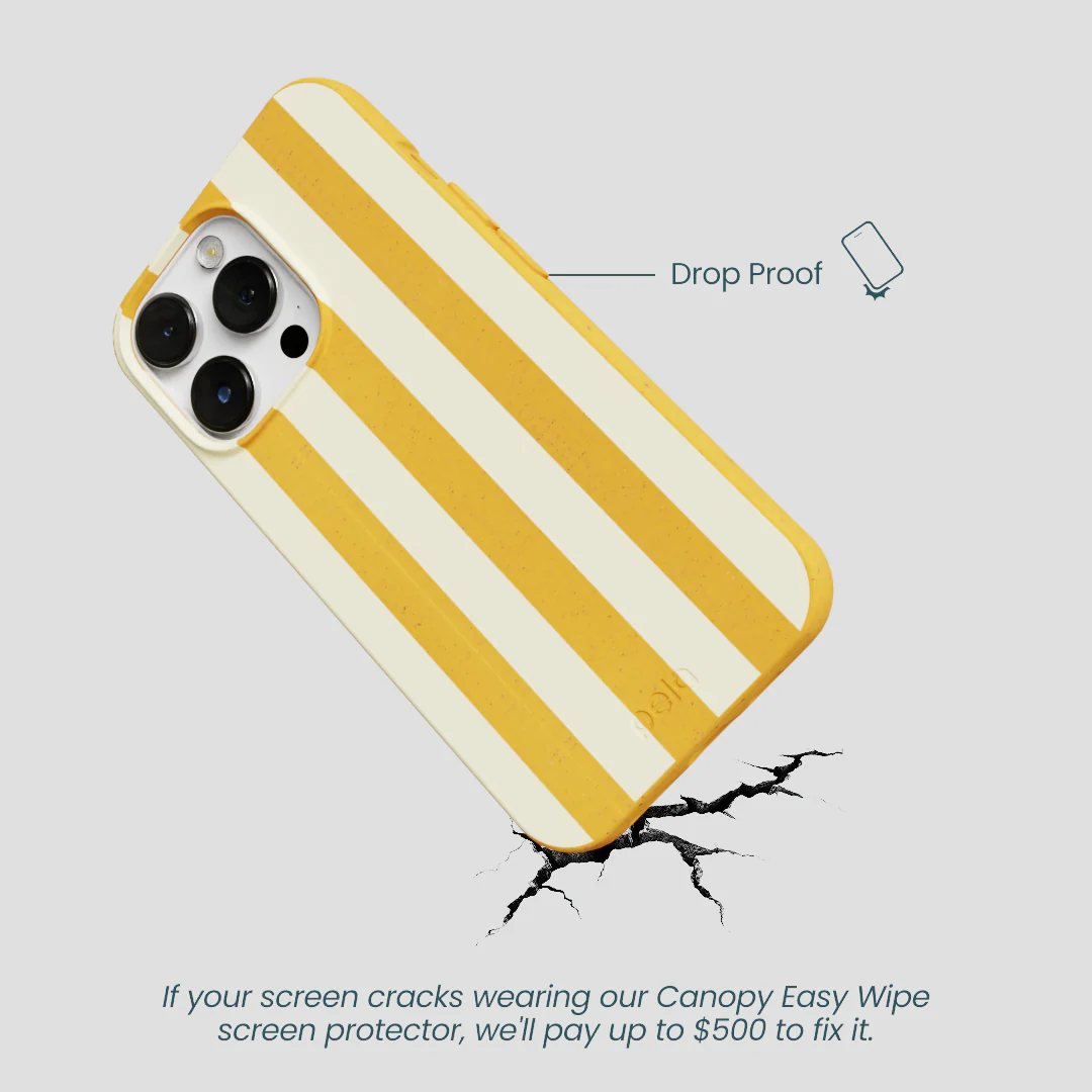 Honey Big Butter Stripes iPhone 13 Pro Max Case - Image 4
