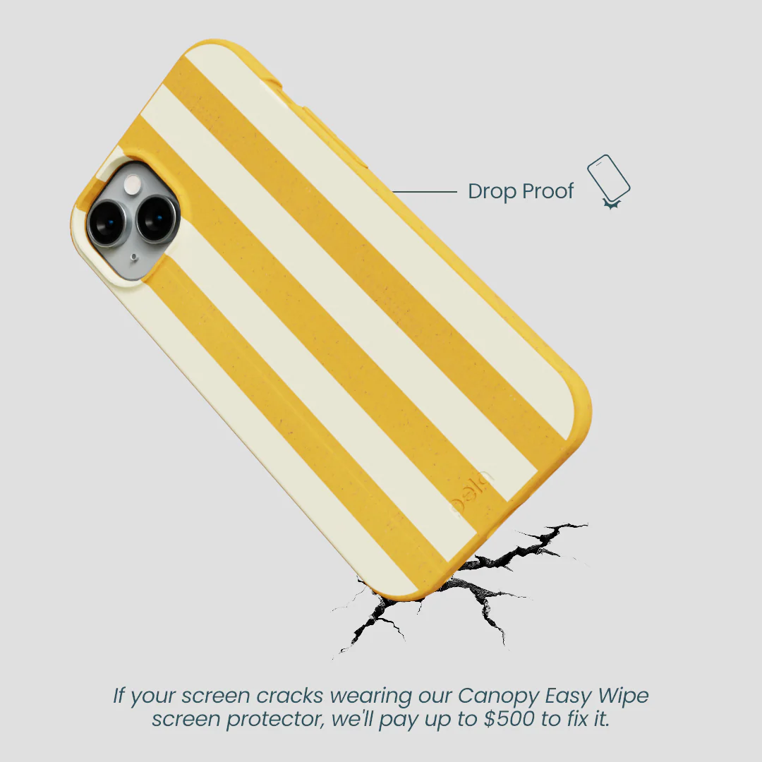 Honey Big Butter Stripes iPhone 15 Plus Case - Image 4