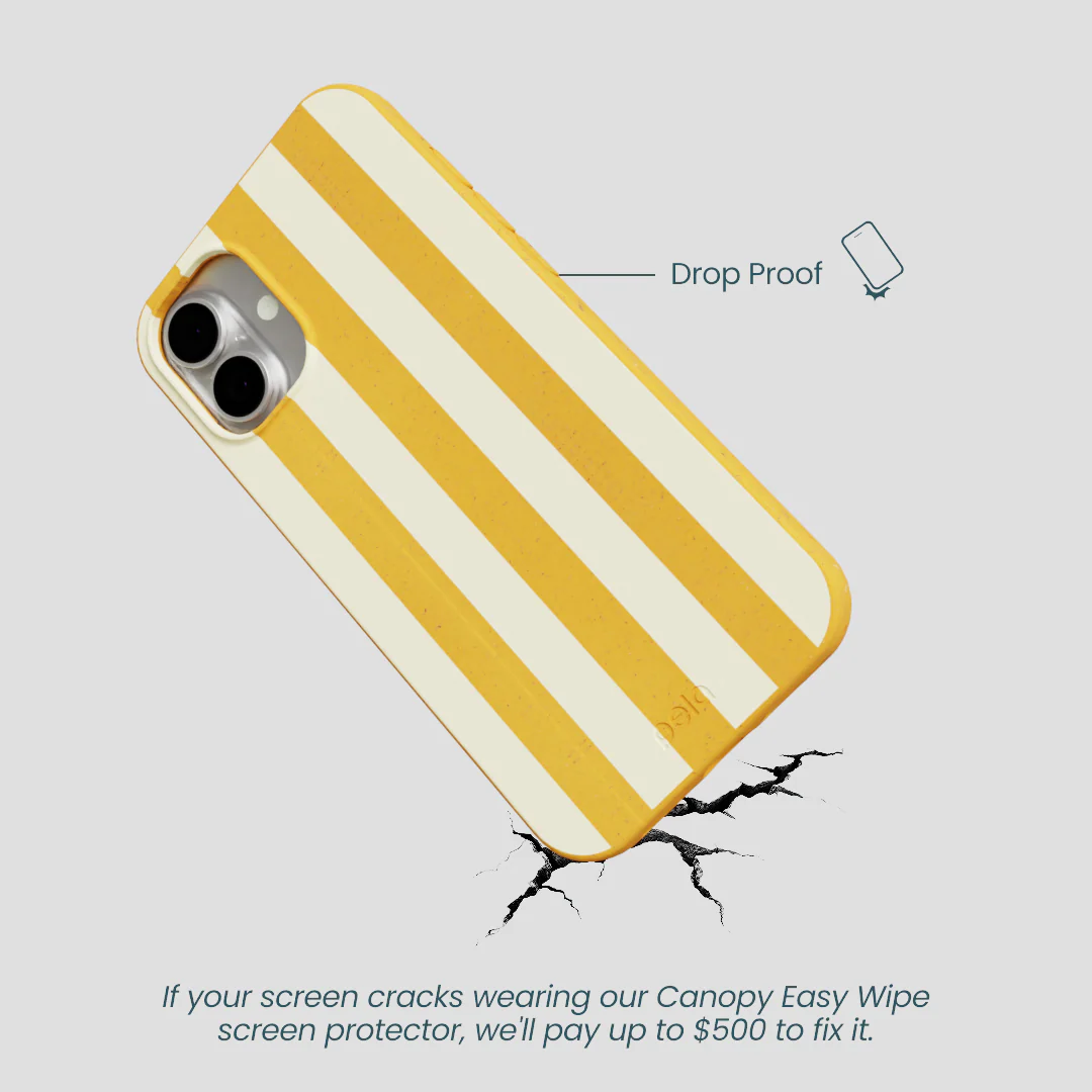 Honey Big Butter Stripes iPhone 16 Plus Case - Image 4